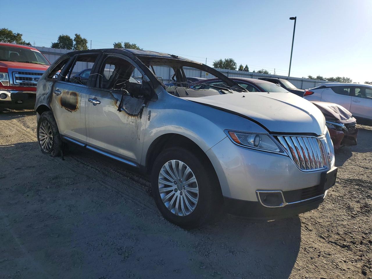 2015 Lincoln Mkx Silver vin: 2LMDJ6JK3FBL22060