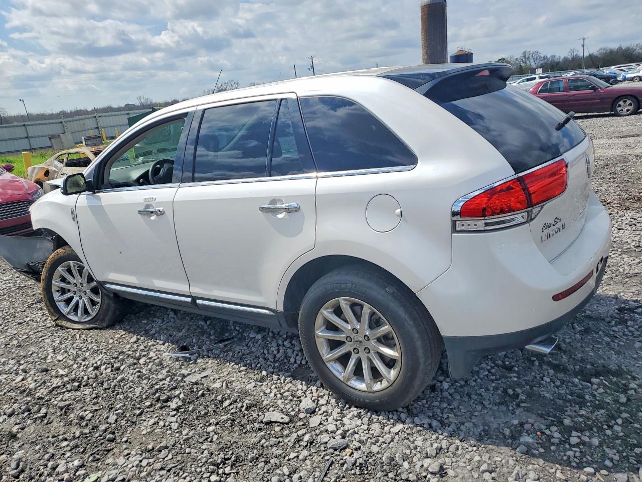 2015 Lincoln Mkx White vin: 2LMDJ6JK3FBL26822