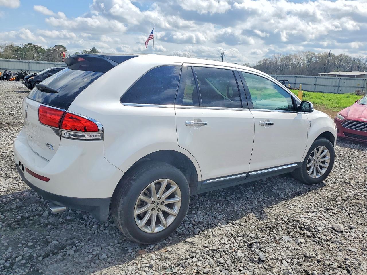 2015 Lincoln Mkx White vin: 2LMDJ6JK3FBL26822