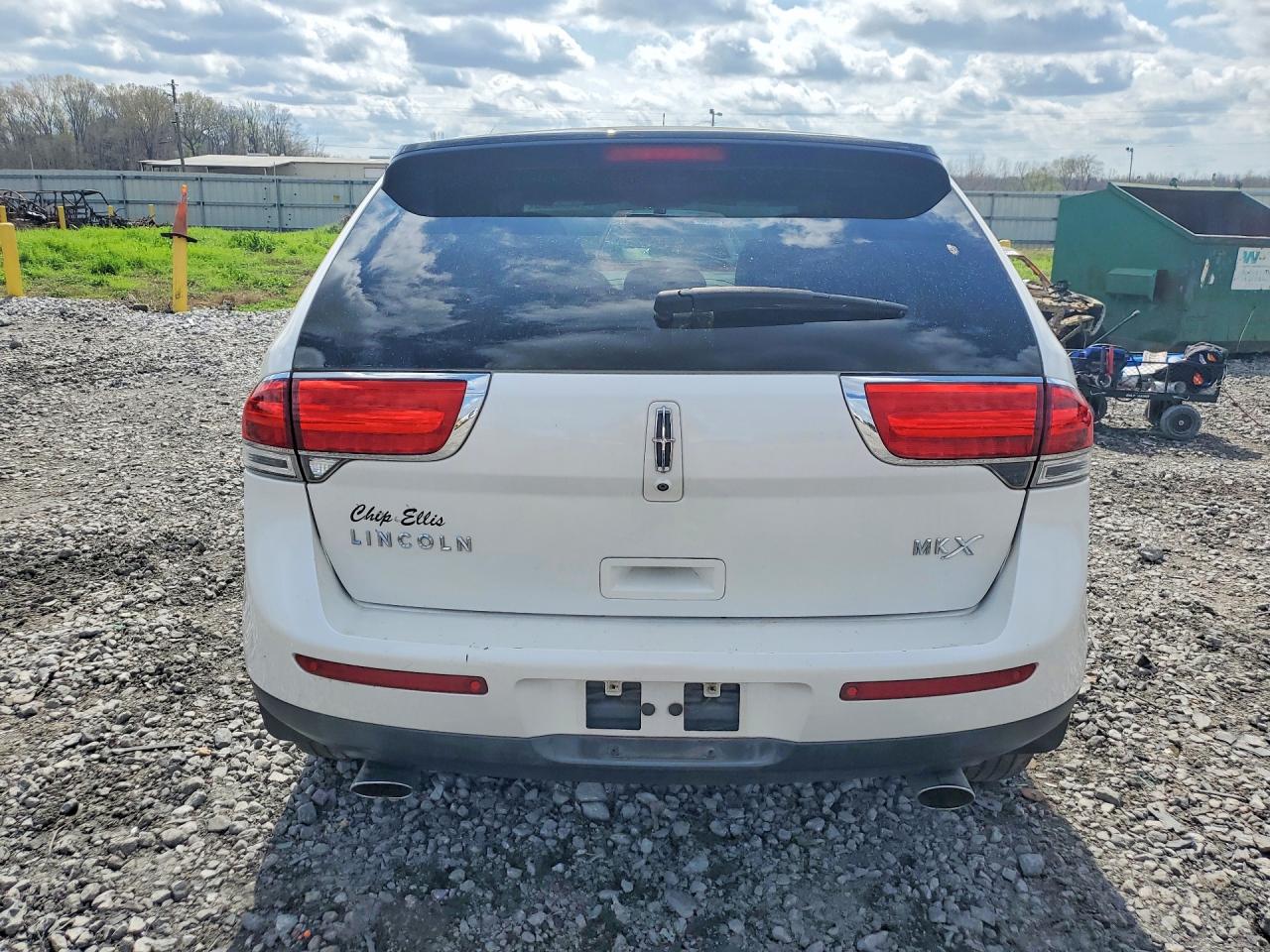 2015 Lincoln Mkx White vin: 2LMDJ6JK3FBL26822