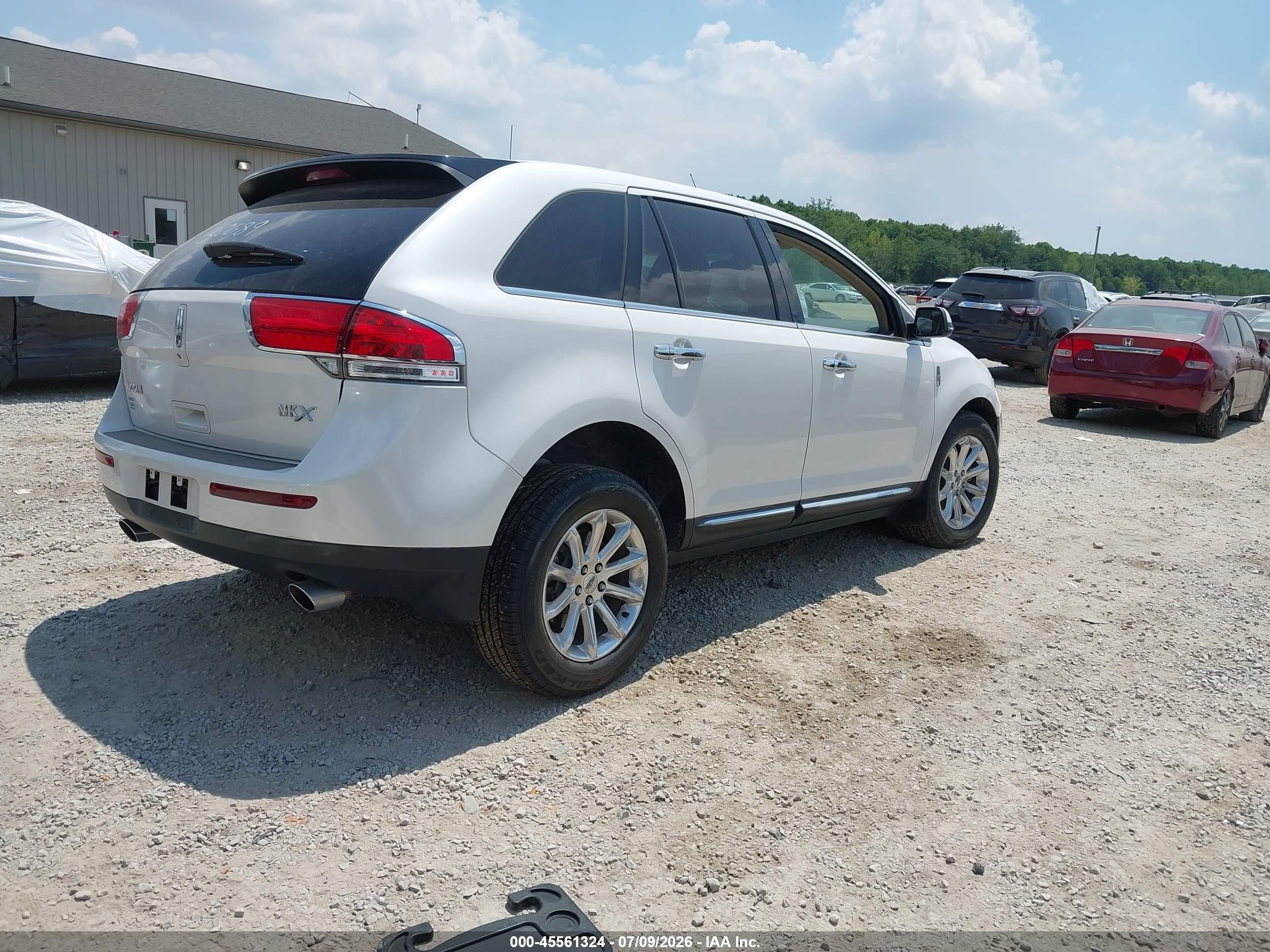 2015 Lincoln Mkx   Белый vin: 2LMDJ6JK3FBL30689