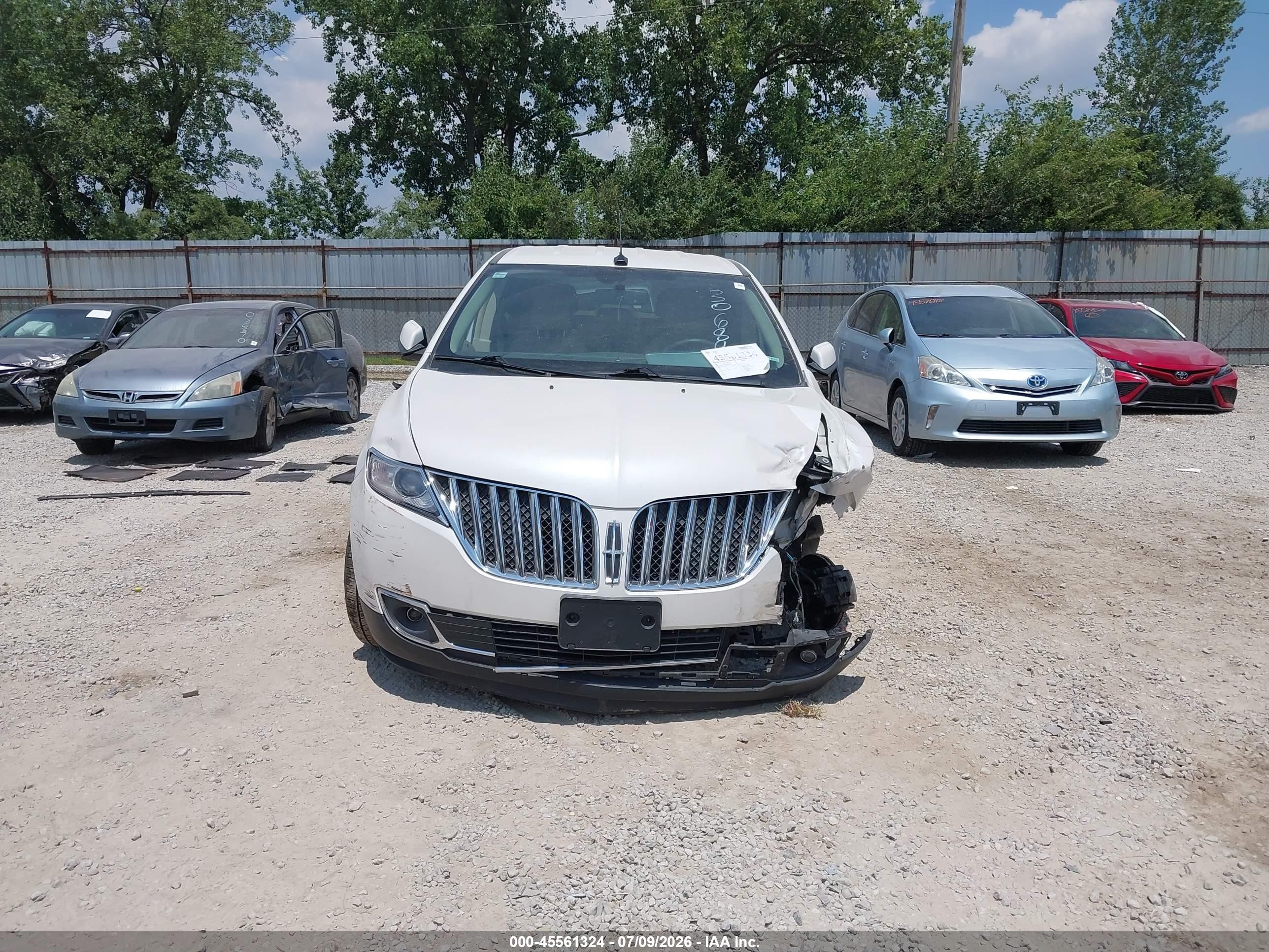2015 Lincoln Mkx   Белый vin: 2LMDJ6JK3FBL30689
