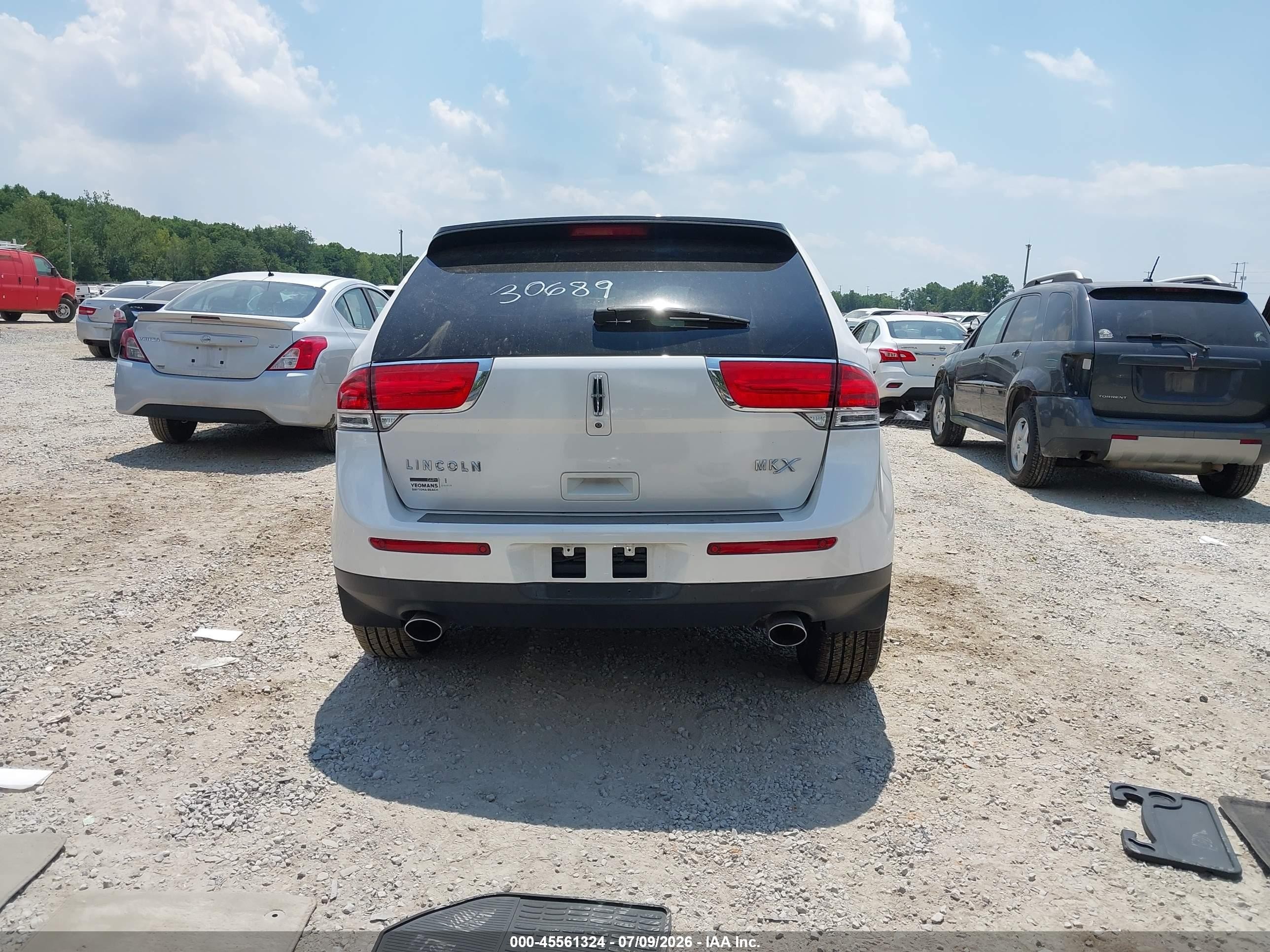 2015 Lincoln Mkx   Белый vin: 2LMDJ6JK3FBL30689