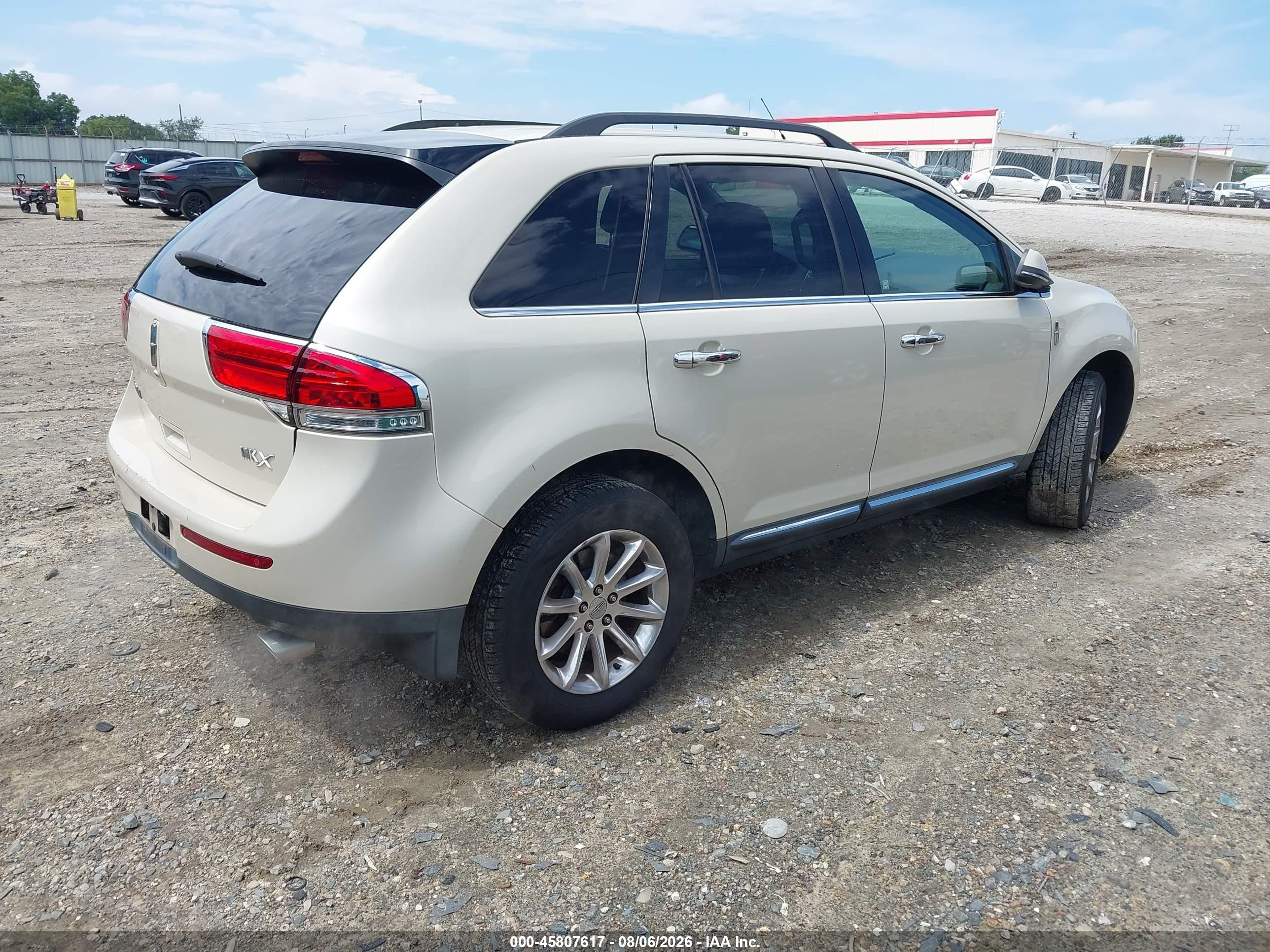 2015 Lincoln Mkx   White vin: 2LMDJ6JK3FBL34922