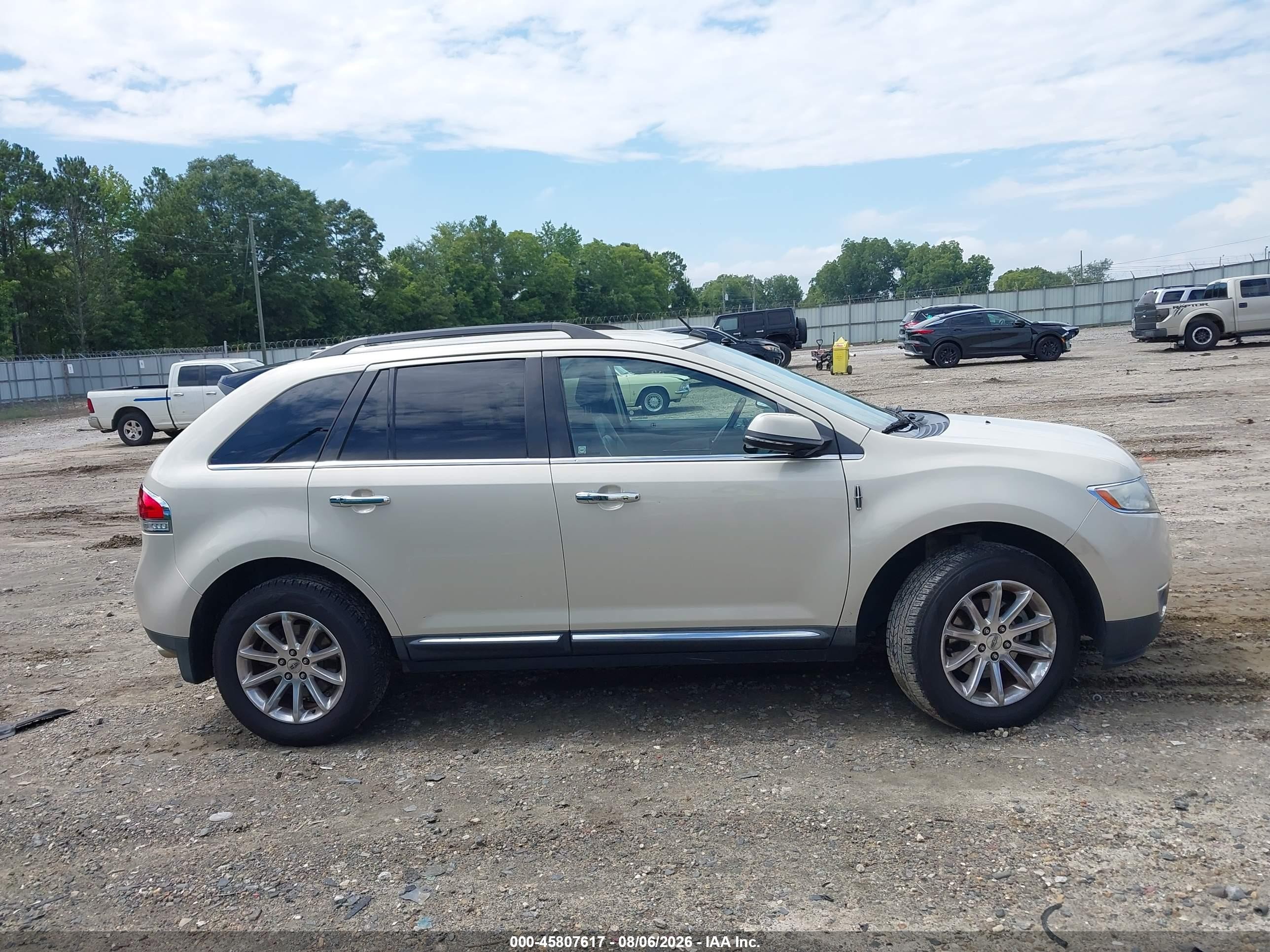 2015 Lincoln Mkx   White vin: 2LMDJ6JK3FBL34922