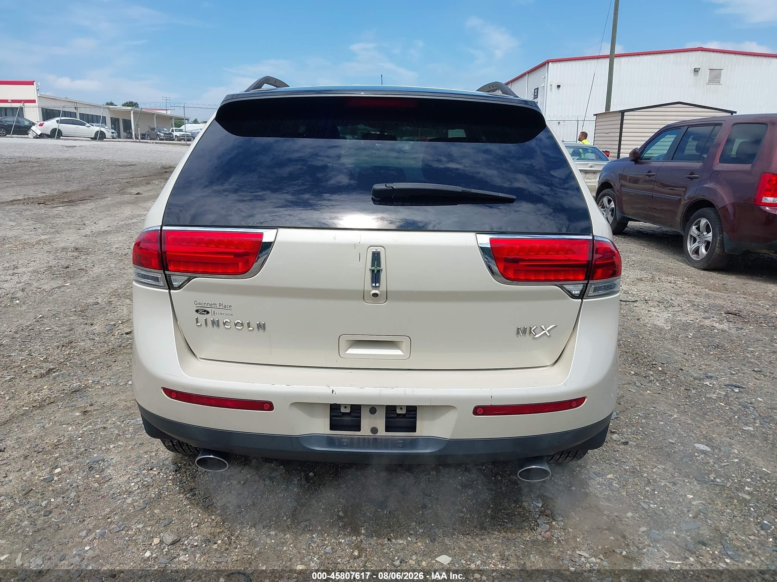 2015 Lincoln Mkx   White vin: 2LMDJ6JK3FBL34922