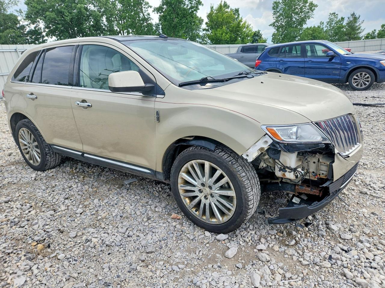 2011 Lincoln Mkx Золотой vin: 2LMDJ6JK4BBJ16868