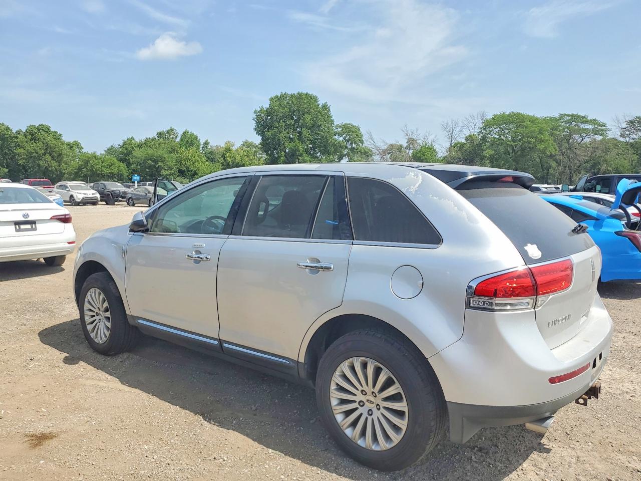 2012 Lincoln Mkx Серебряный vin: 2LMDJ6JK4CBL02167