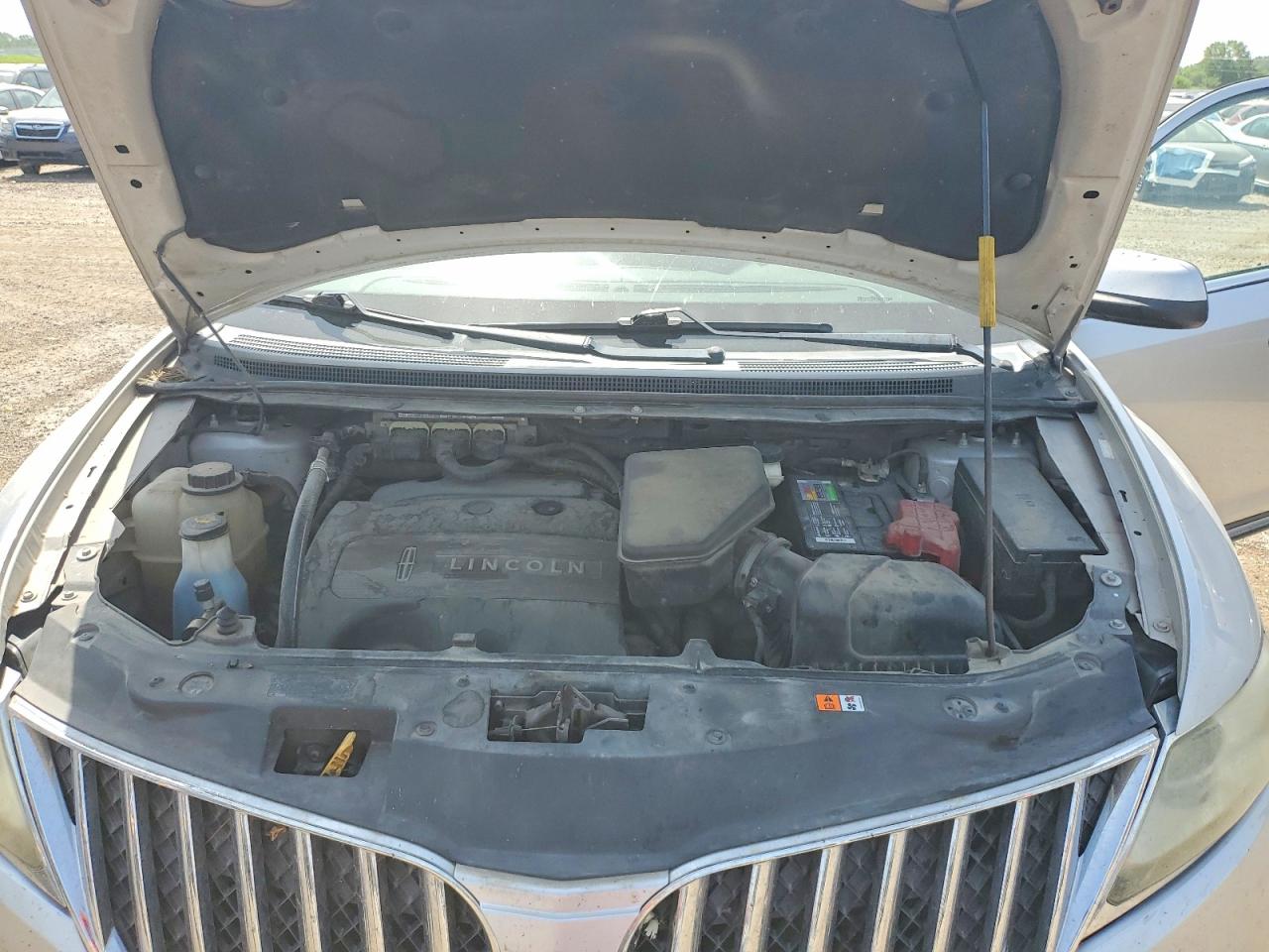 2012 Lincoln Mkx Серебряный vin: 2LMDJ6JK4CBL02167