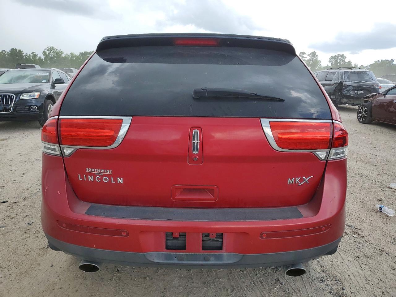 2012 Lincoln Mkx Red vin: 2LMDJ6JK4CBL09359