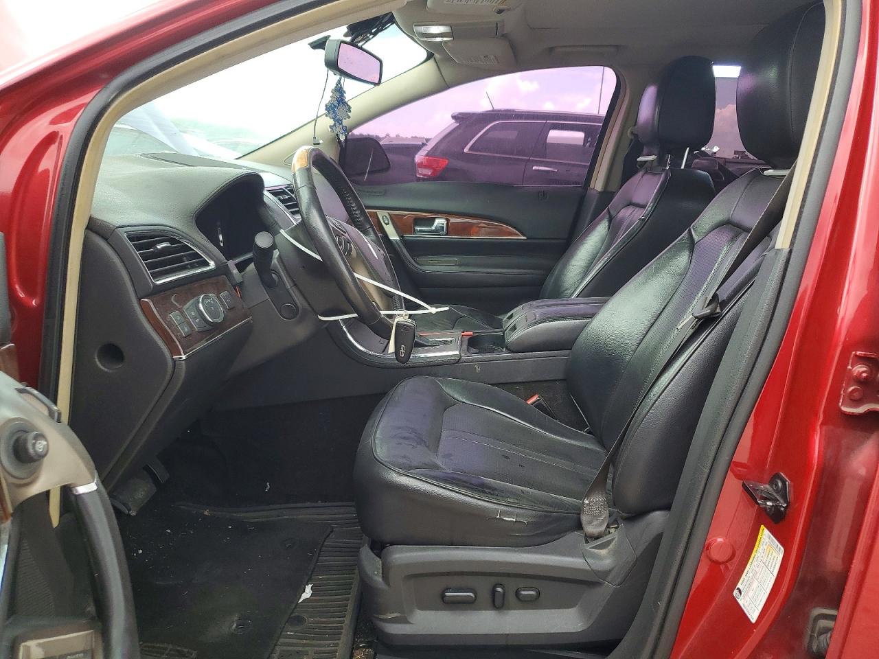 2012 Lincoln Mkx Red vin: 2LMDJ6JK4CBL09359