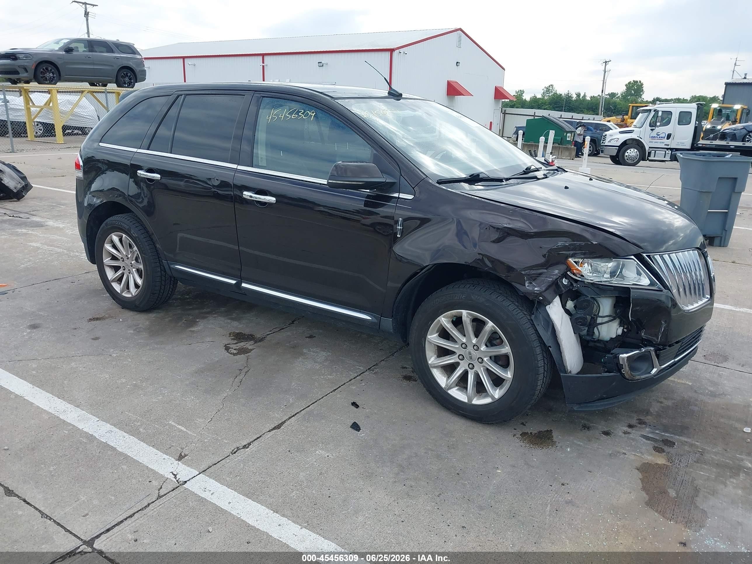 2013 Lincoln Mkx   Black vin: 2LMDJ6JK4DBL19195