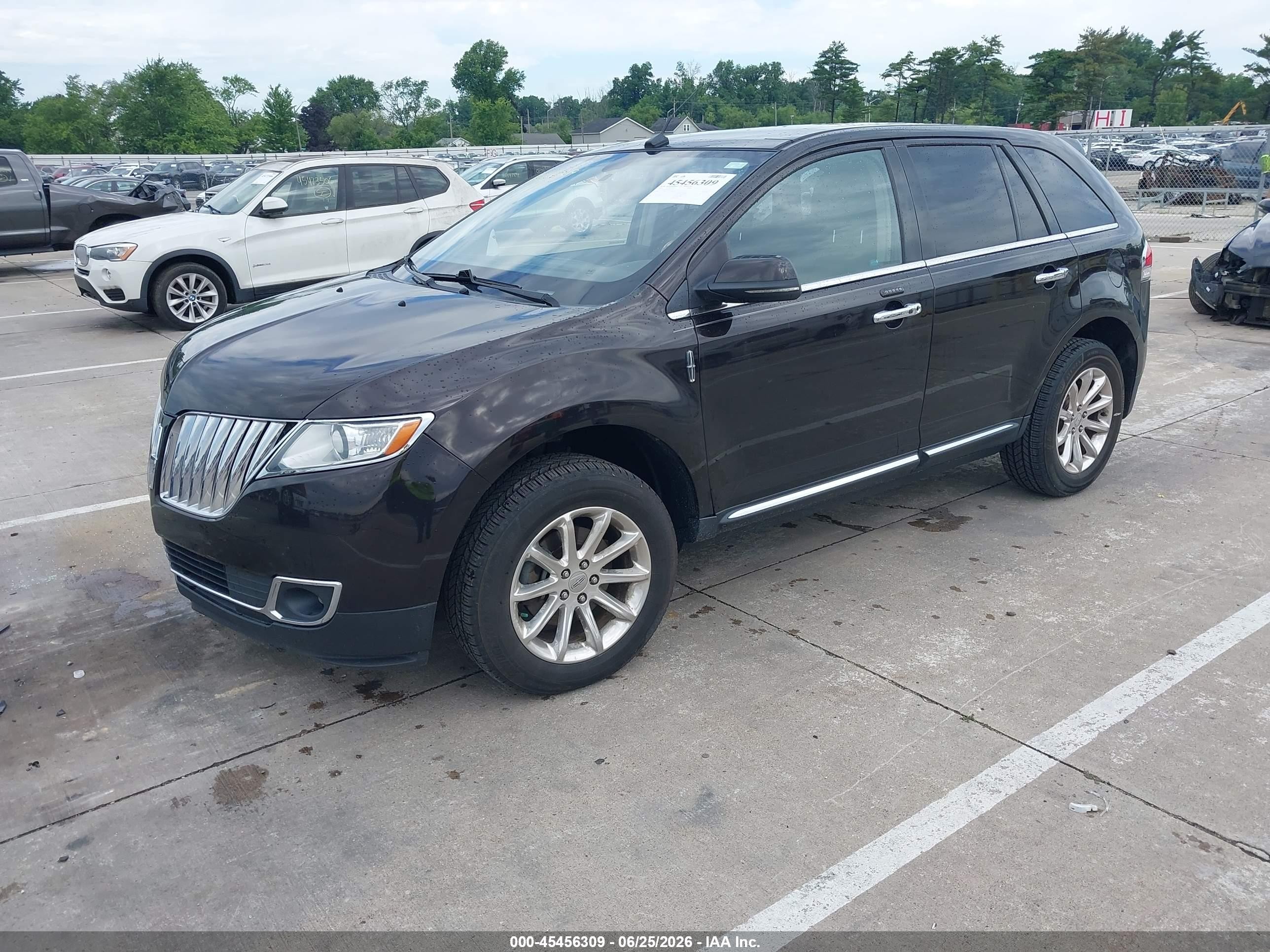 2013 Lincoln Mkx   Black vin: 2LMDJ6JK4DBL19195