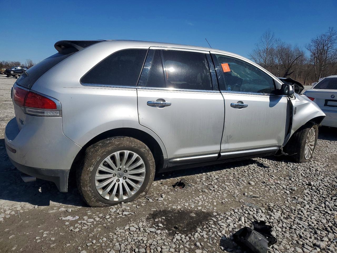2013 Lincoln Mkx Silver vin: 2LMDJ6JK4DBL33596