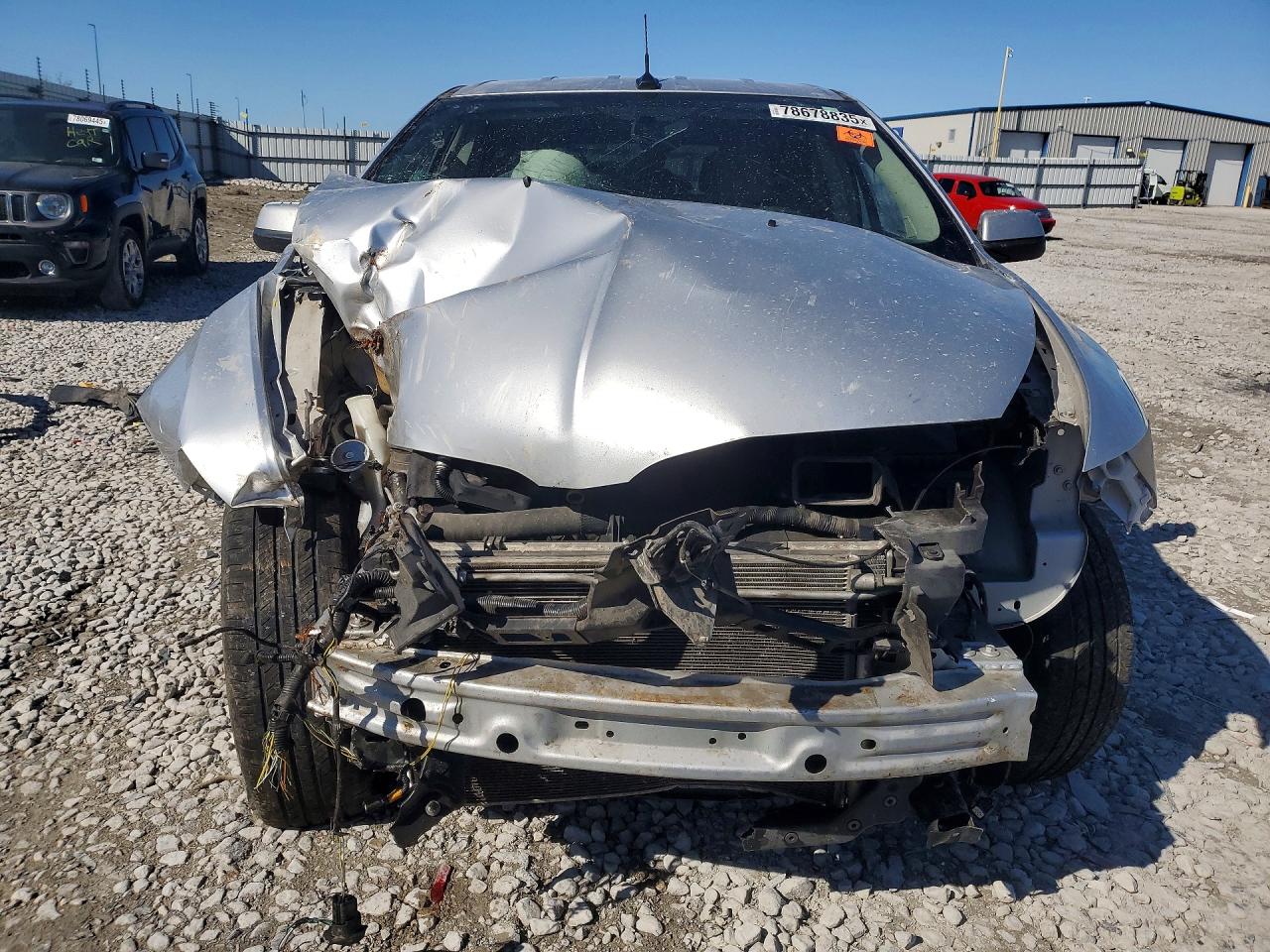 2013 Lincoln Mkx Silver vin: 2LMDJ6JK4DBL33596