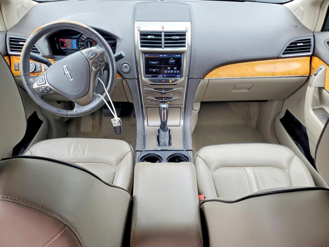 2013 Lincoln Mkx Brown vin: 2LMDJ6JK4DBL33999