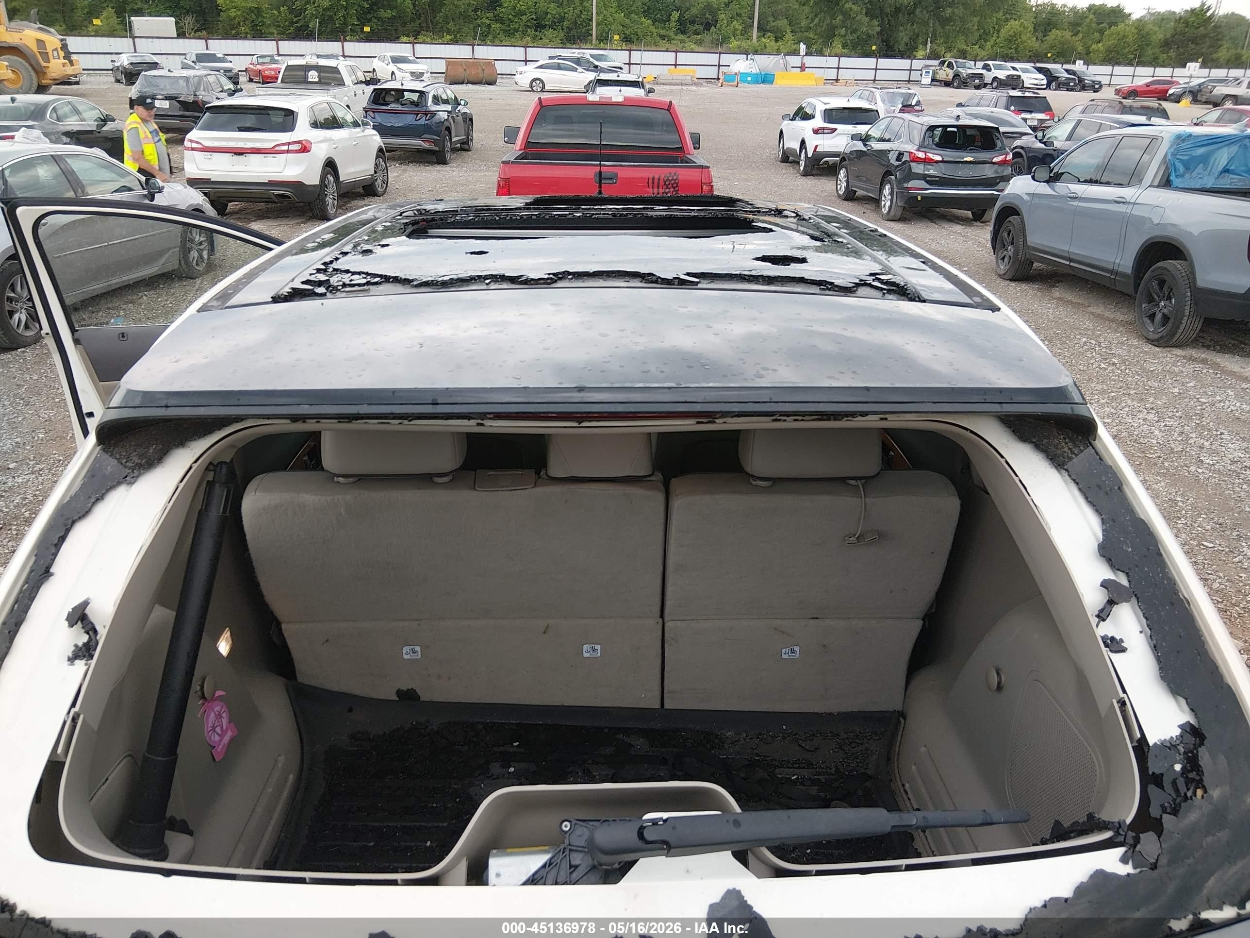2013 Lincoln Mkx   White vin: 2LMDJ6JK4DBL43092