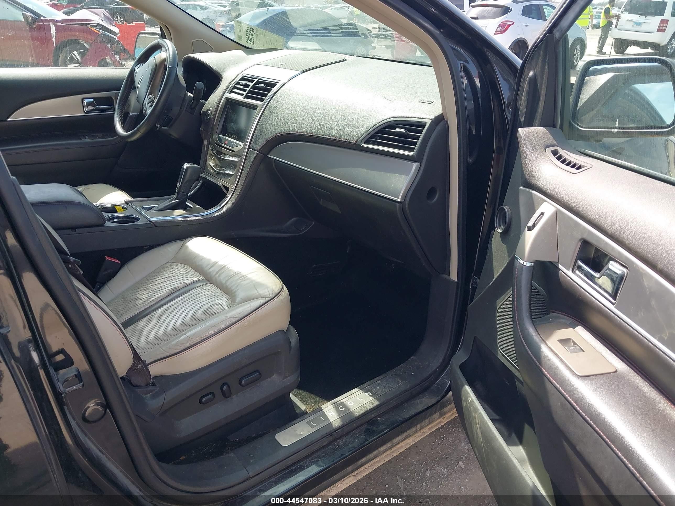 2014 Lincoln Mkx   Black vin: 2LMDJ6JK4EBL01281