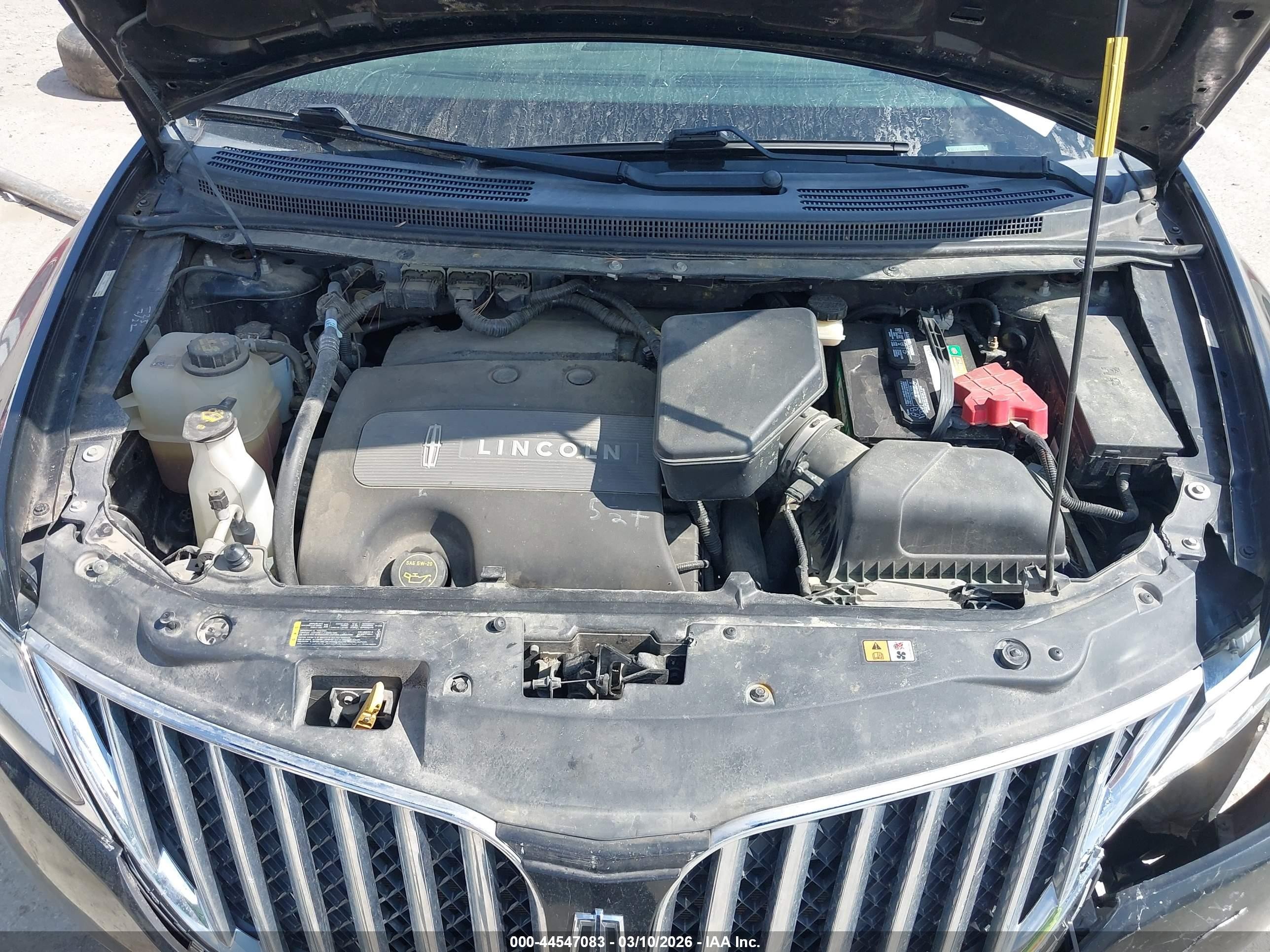 2014 Lincoln Mkx   Black vin: 2LMDJ6JK4EBL01281