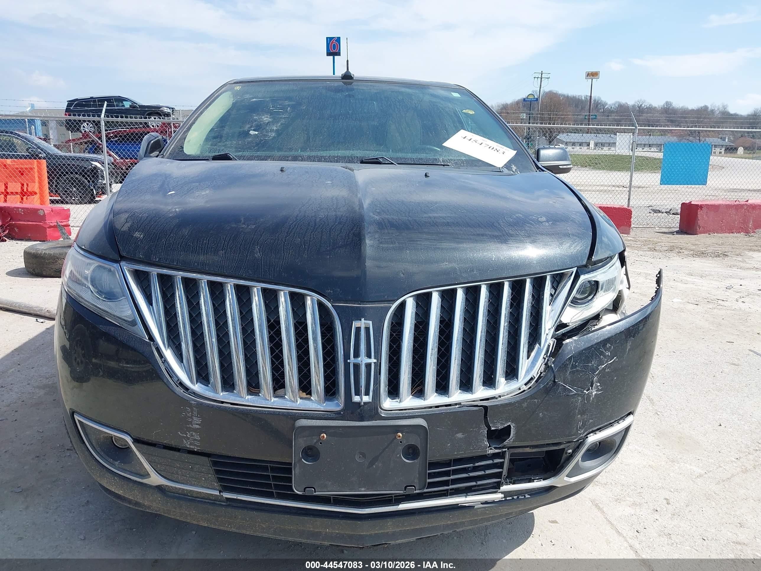 2014 Lincoln Mkx   Black vin: 2LMDJ6JK4EBL01281