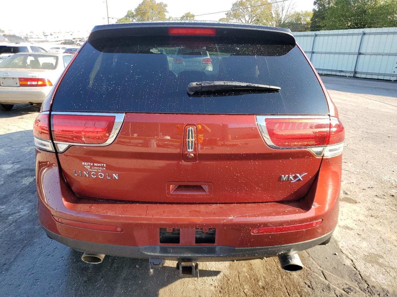 2014 Lincoln Mkx Burgundy vin: 2LMDJ6JK4EBL02334