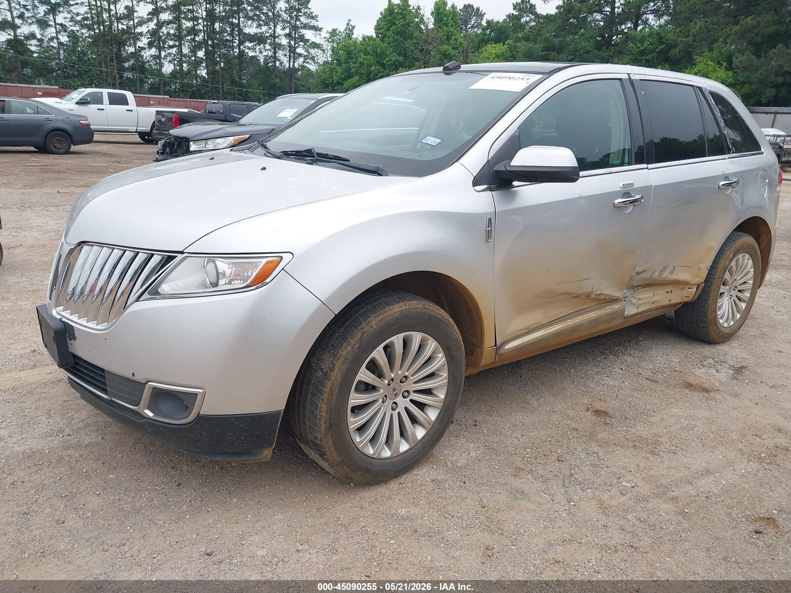 2014 Lincoln Mkx   Silver vin: 2LMDJ6JK4EBL13737