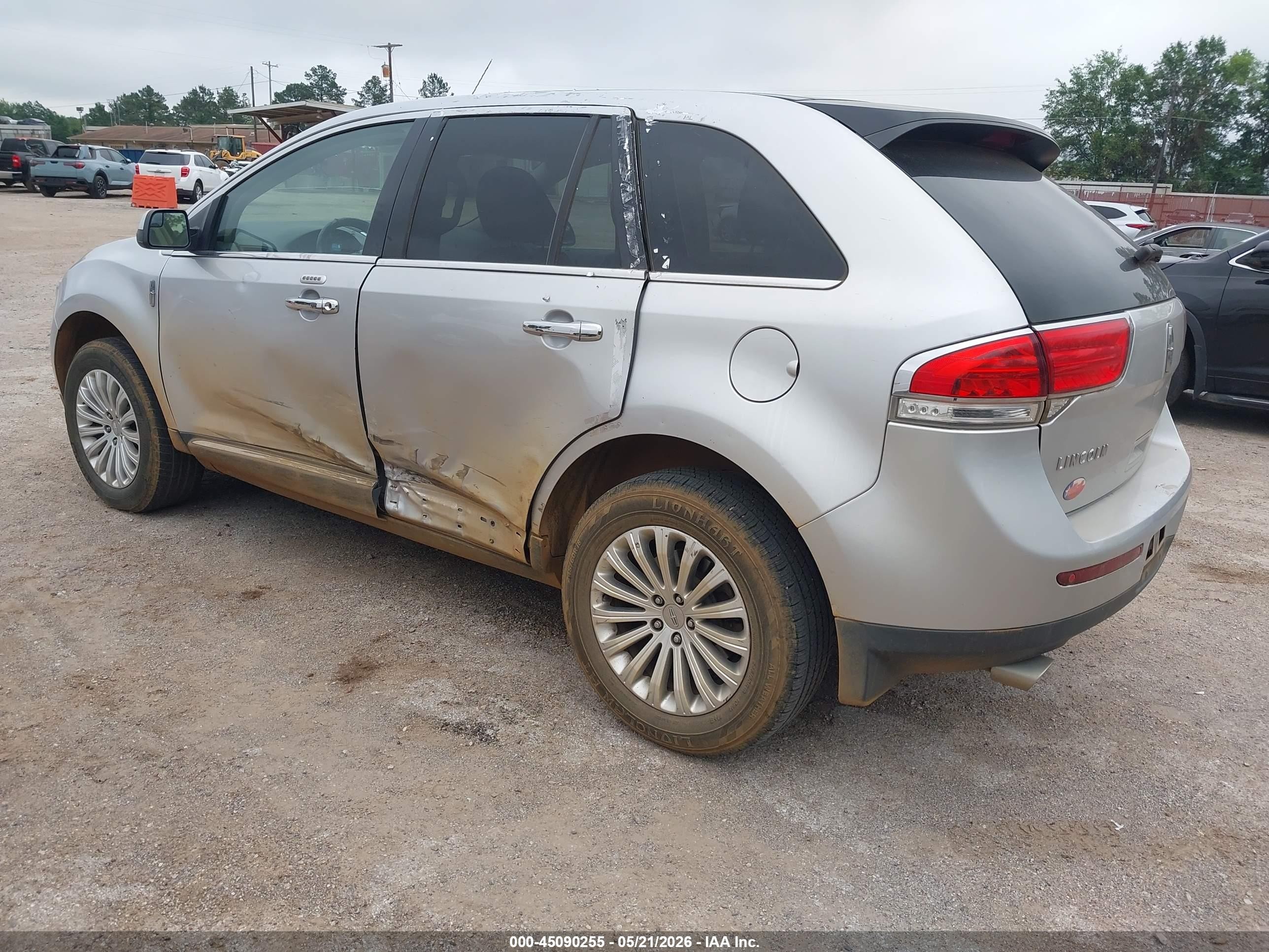 2014 Lincoln Mkx   Silver vin: 2LMDJ6JK4EBL13737