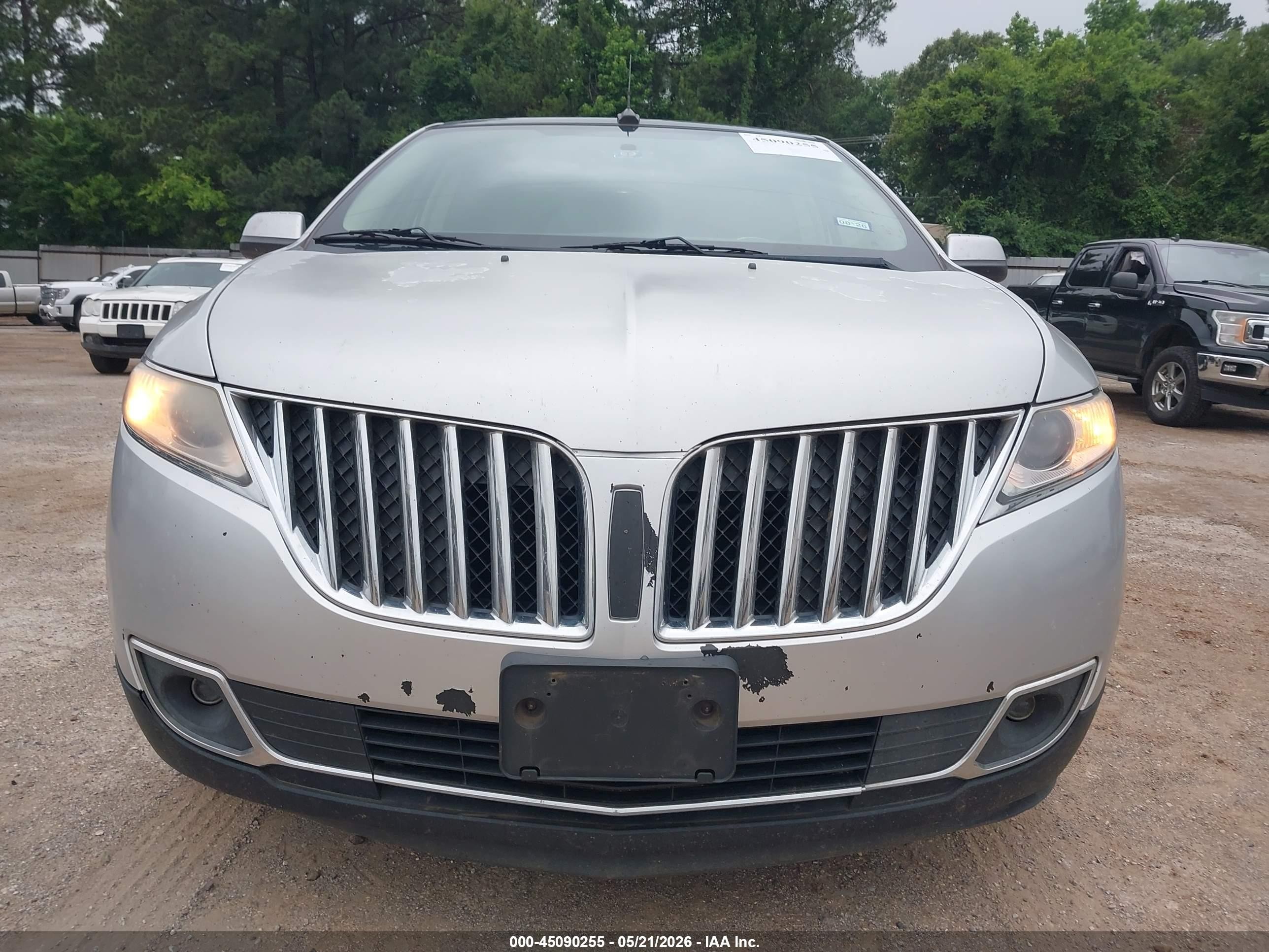2014 Lincoln Mkx   Silver vin: 2LMDJ6JK4EBL13737