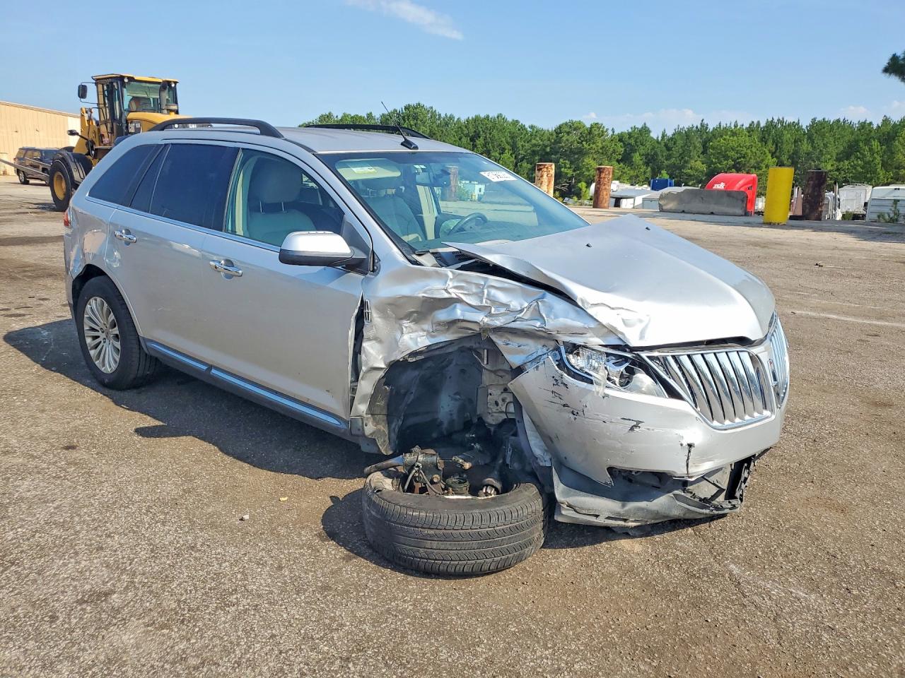 2014 Lincoln Mkx Silver vin: 2LMDJ6JK4EBL20087