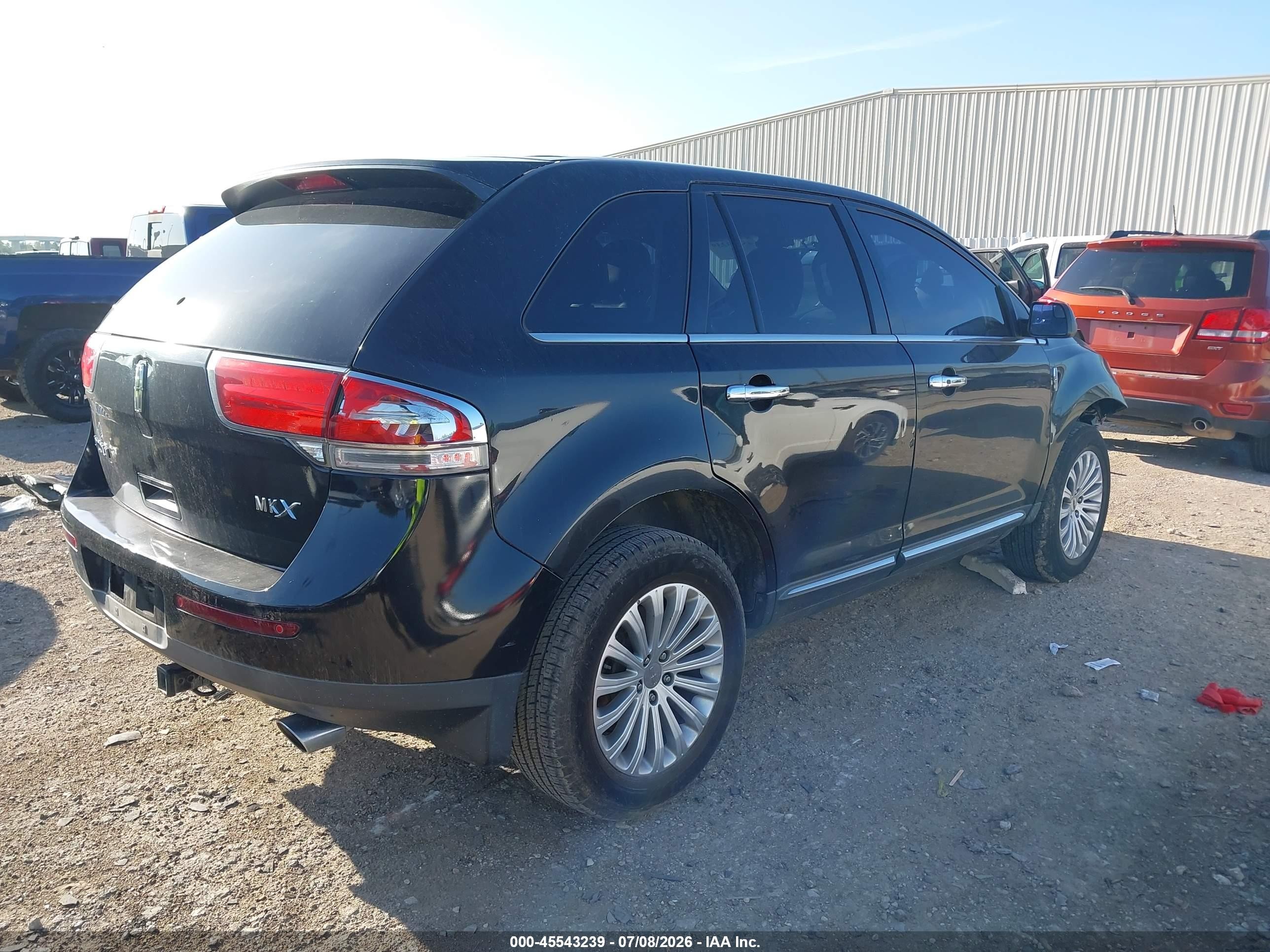 2015 Lincoln Mkx   Black vin: 2LMDJ6JK4FBL32161