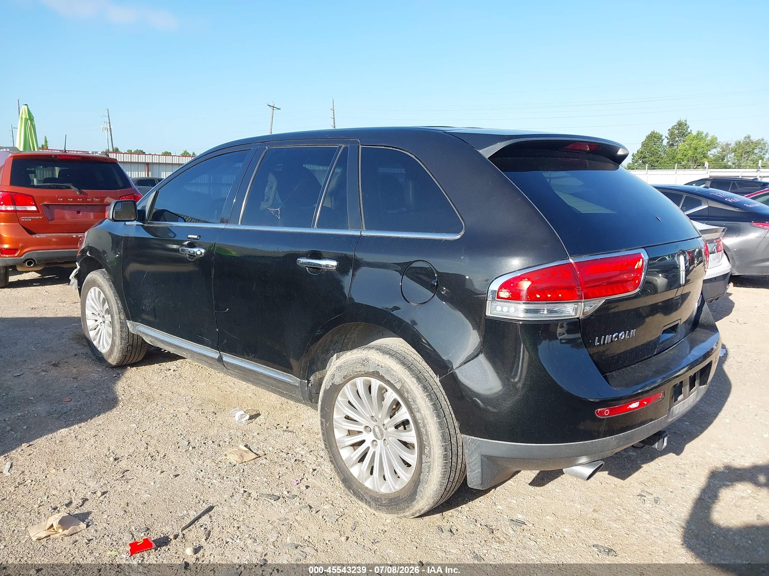 2015 Lincoln Mkx   Black vin: 2LMDJ6JK4FBL32161