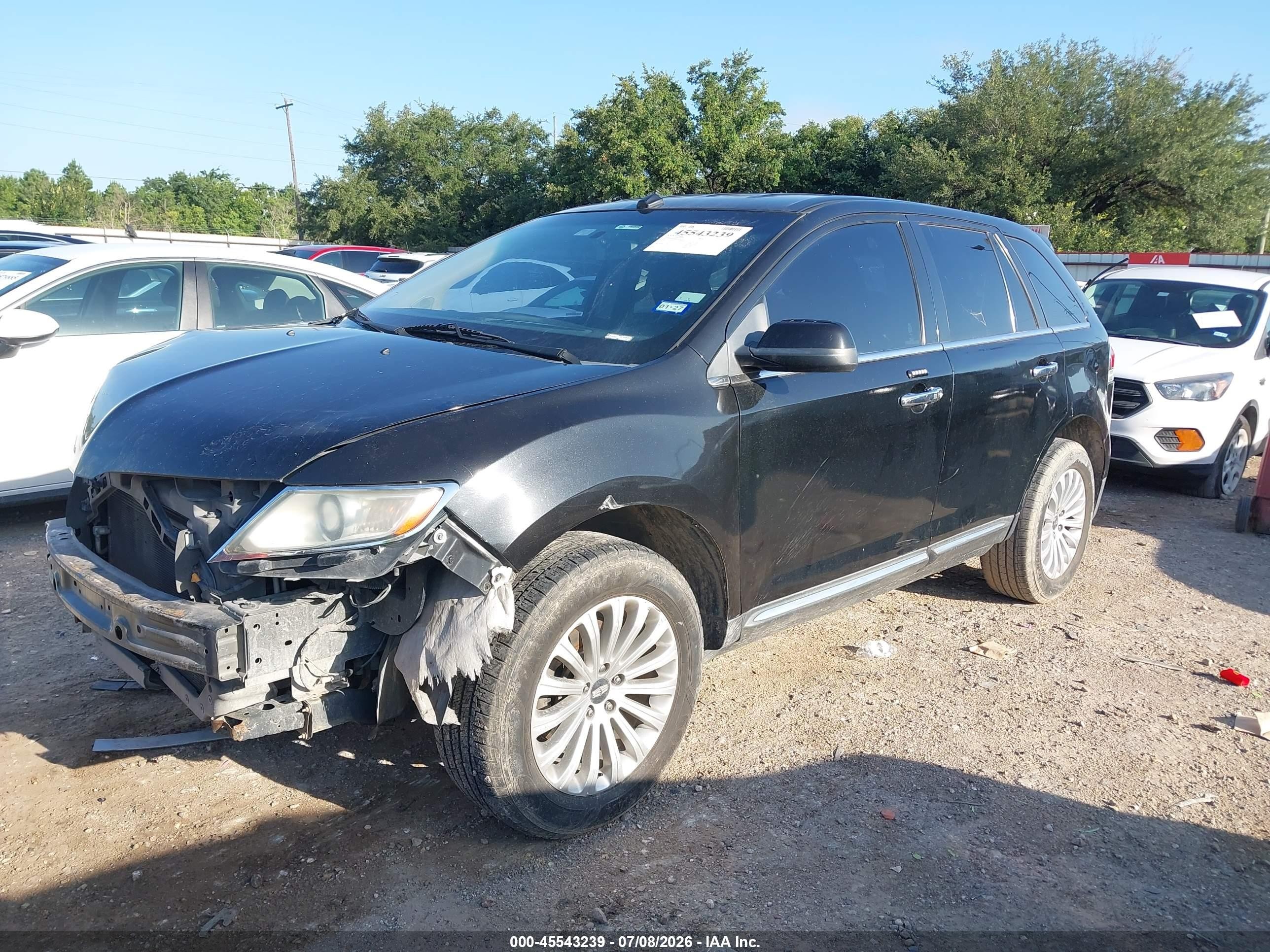 2015 Lincoln Mkx   Black vin: 2LMDJ6JK4FBL32161