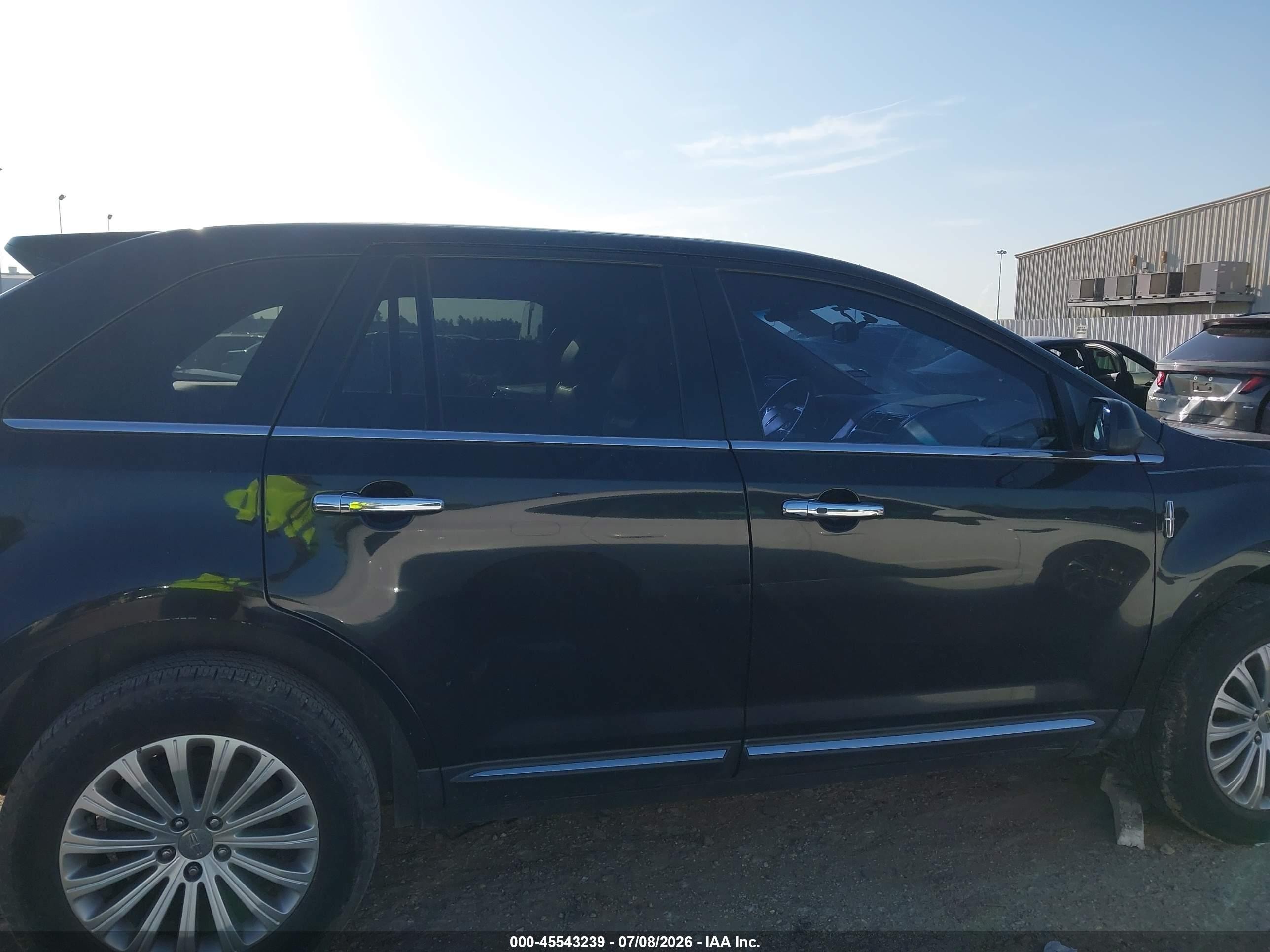 2015 Lincoln Mkx   Black vin: 2LMDJ6JK4FBL32161