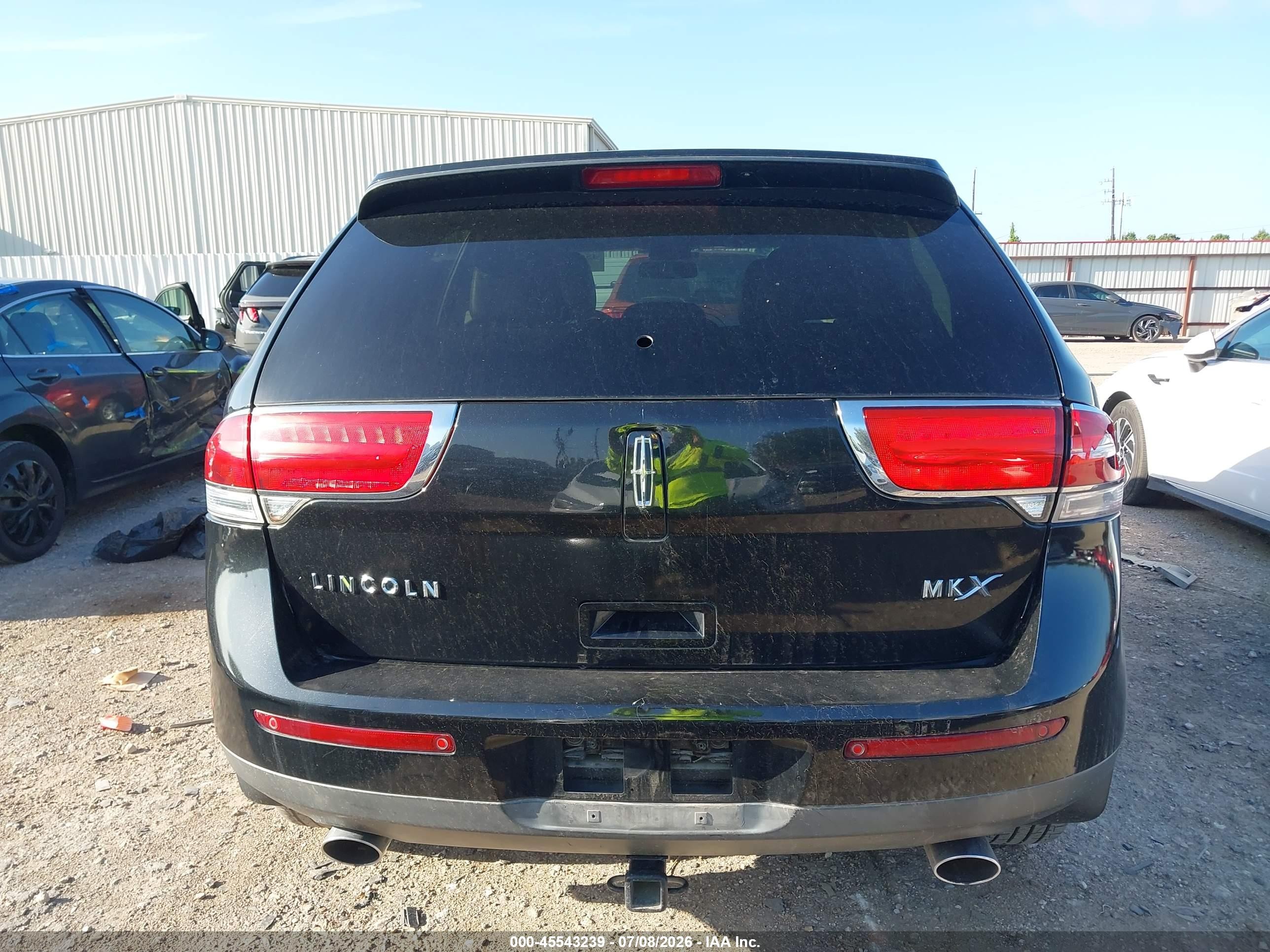2015 Lincoln Mkx   Black vin: 2LMDJ6JK4FBL32161
