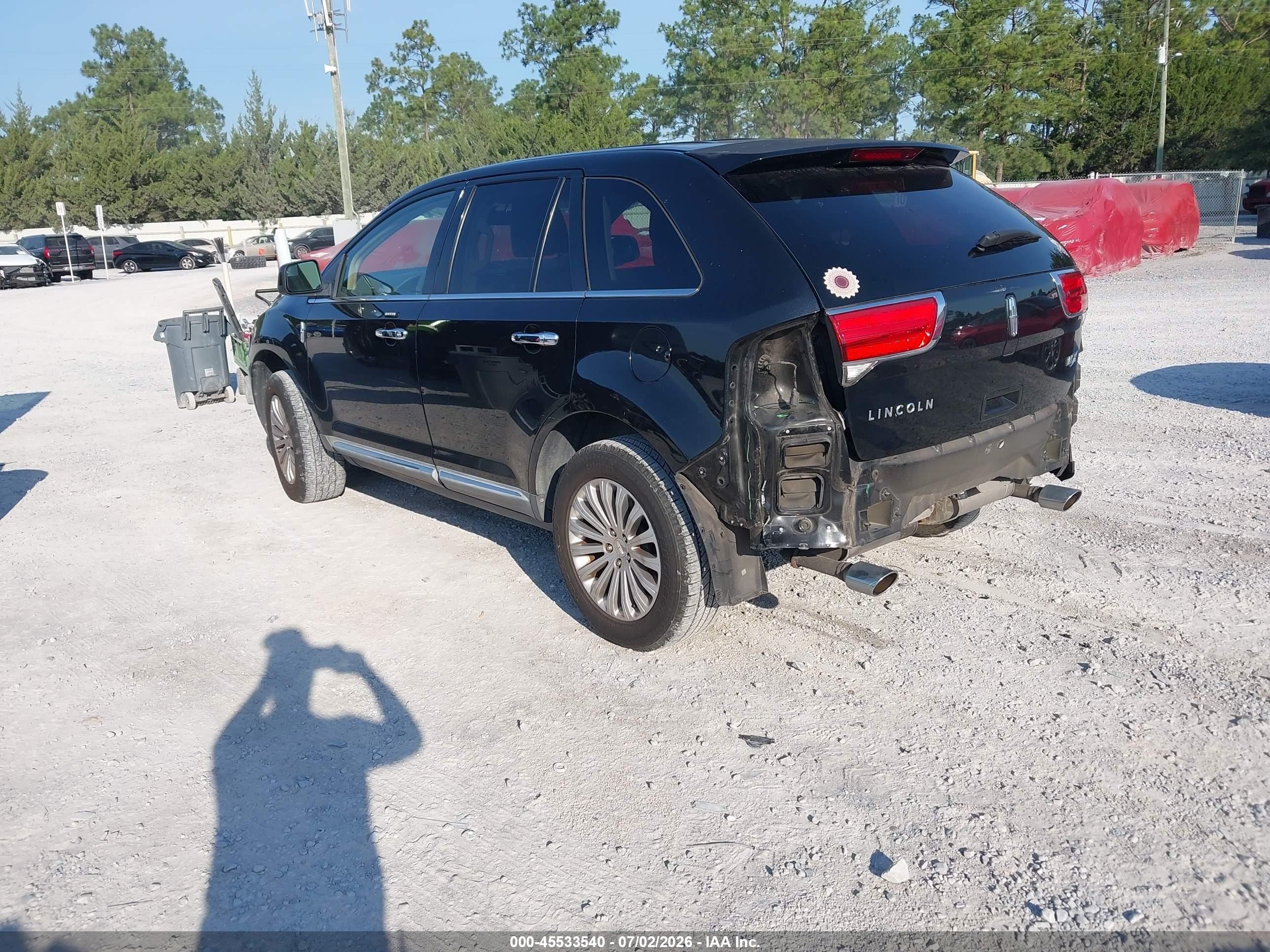 2011 Lincoln Mkx   Black vin: 2LMDJ6JK5BBJ02929