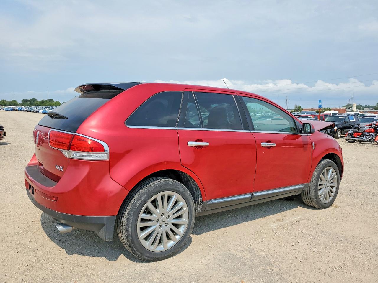2011 Lincoln Mkx Красный vin: 2LMDJ6JK5BBJ25692