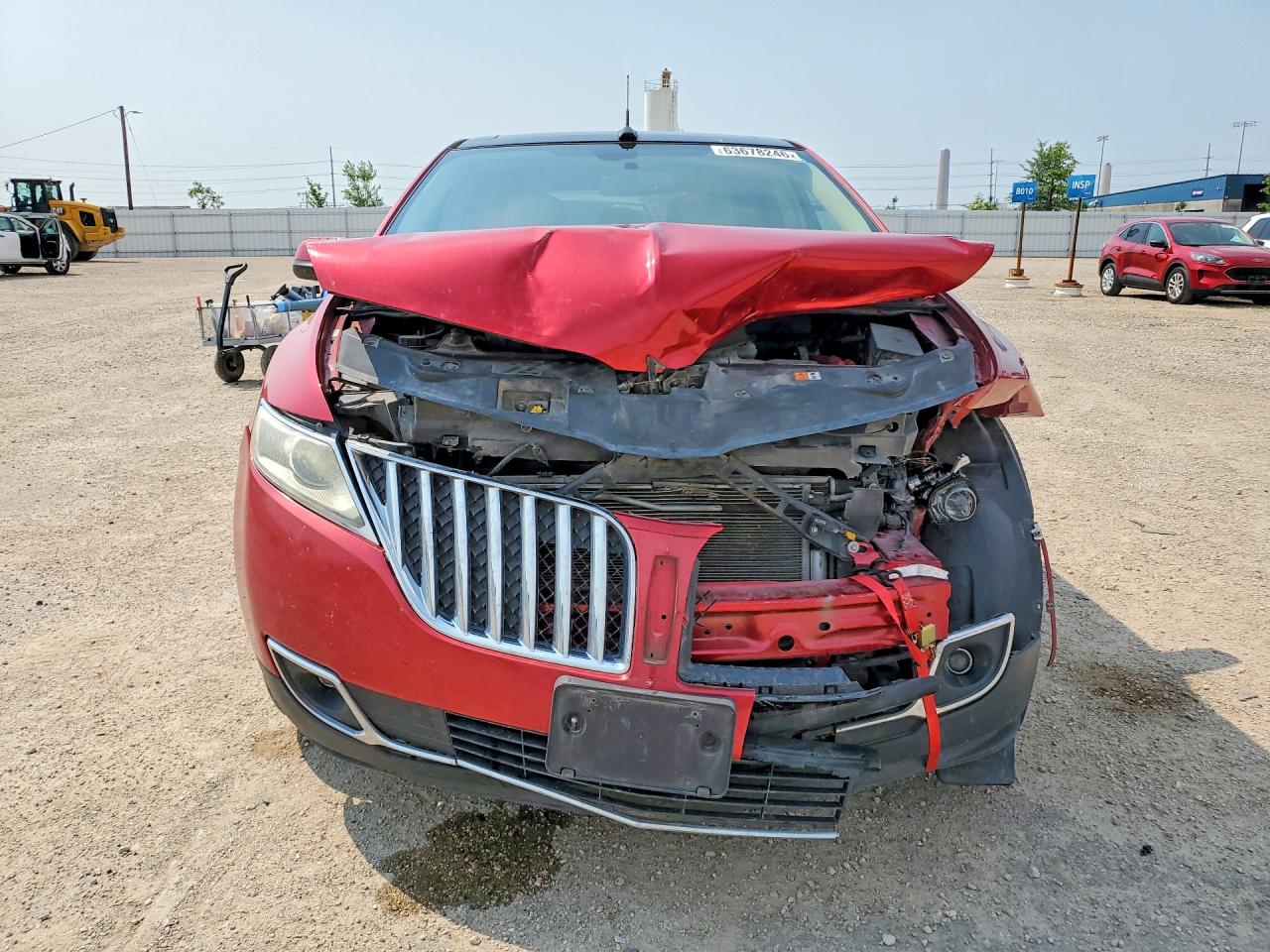 2011 Lincoln Mkx Красный vin: 2LMDJ6JK5BBJ25692