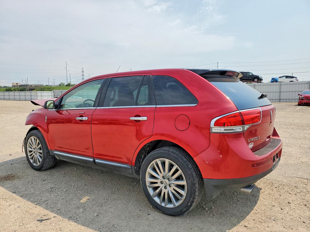 2011 Lincoln Mkx Красный vin: 2LMDJ6JK5BBJ25692