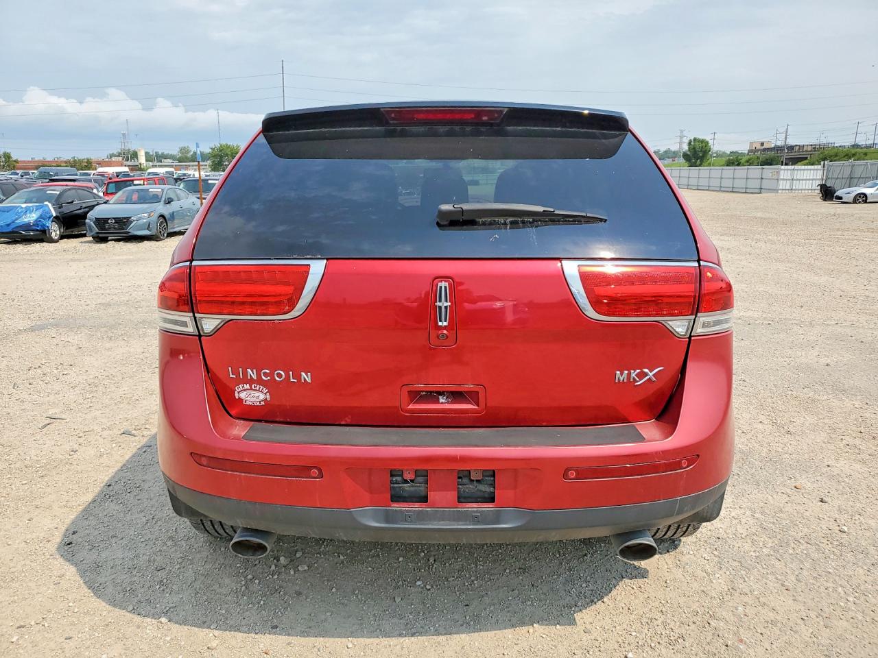2011 Lincoln Mkx Красный vin: 2LMDJ6JK5BBJ25692