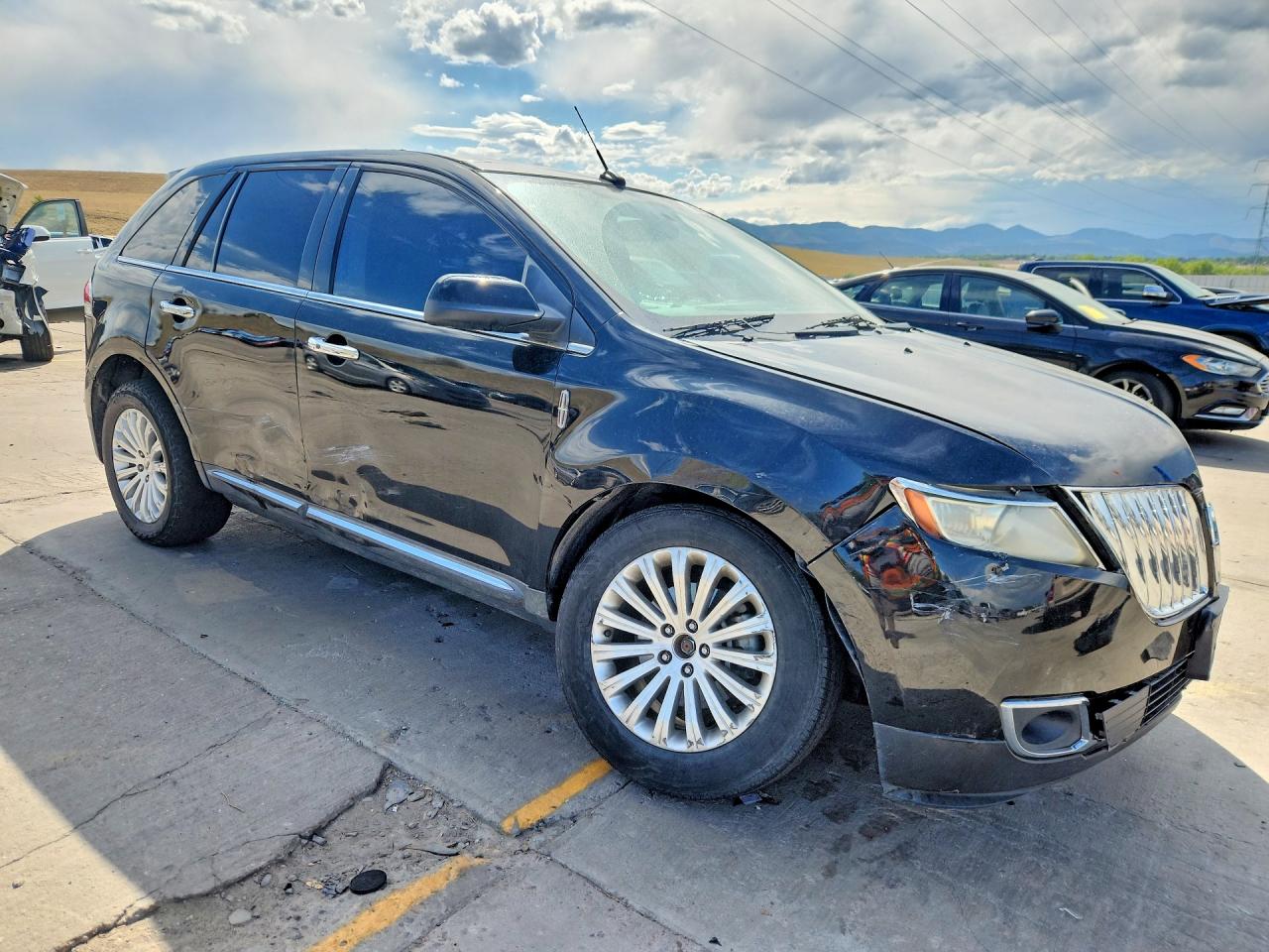 2011 Lincoln Mkx Black vin: 2LMDJ6JK5BBJ26034