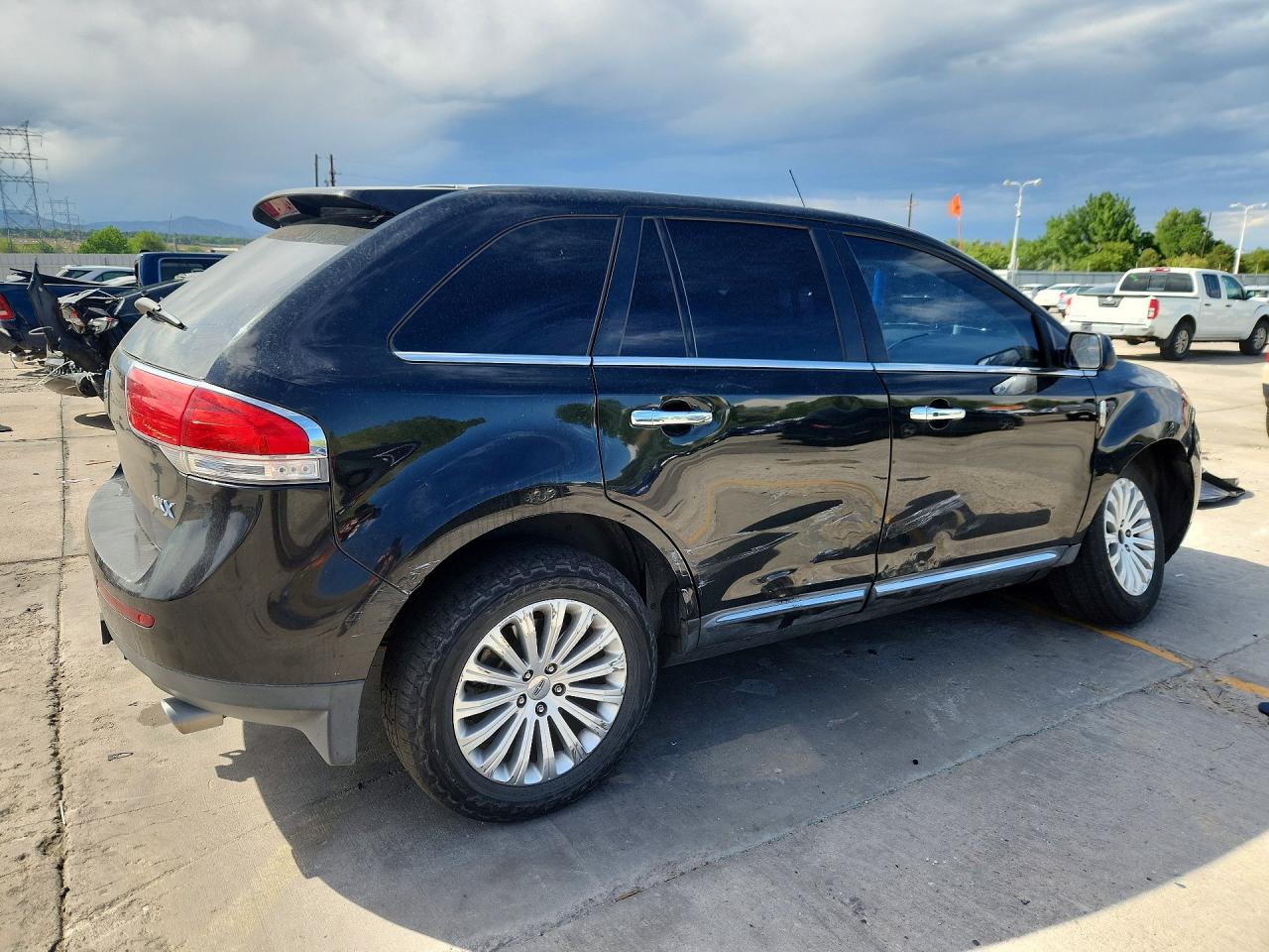 2011 Lincoln Mkx Black vin: 2LMDJ6JK5BBJ26034
