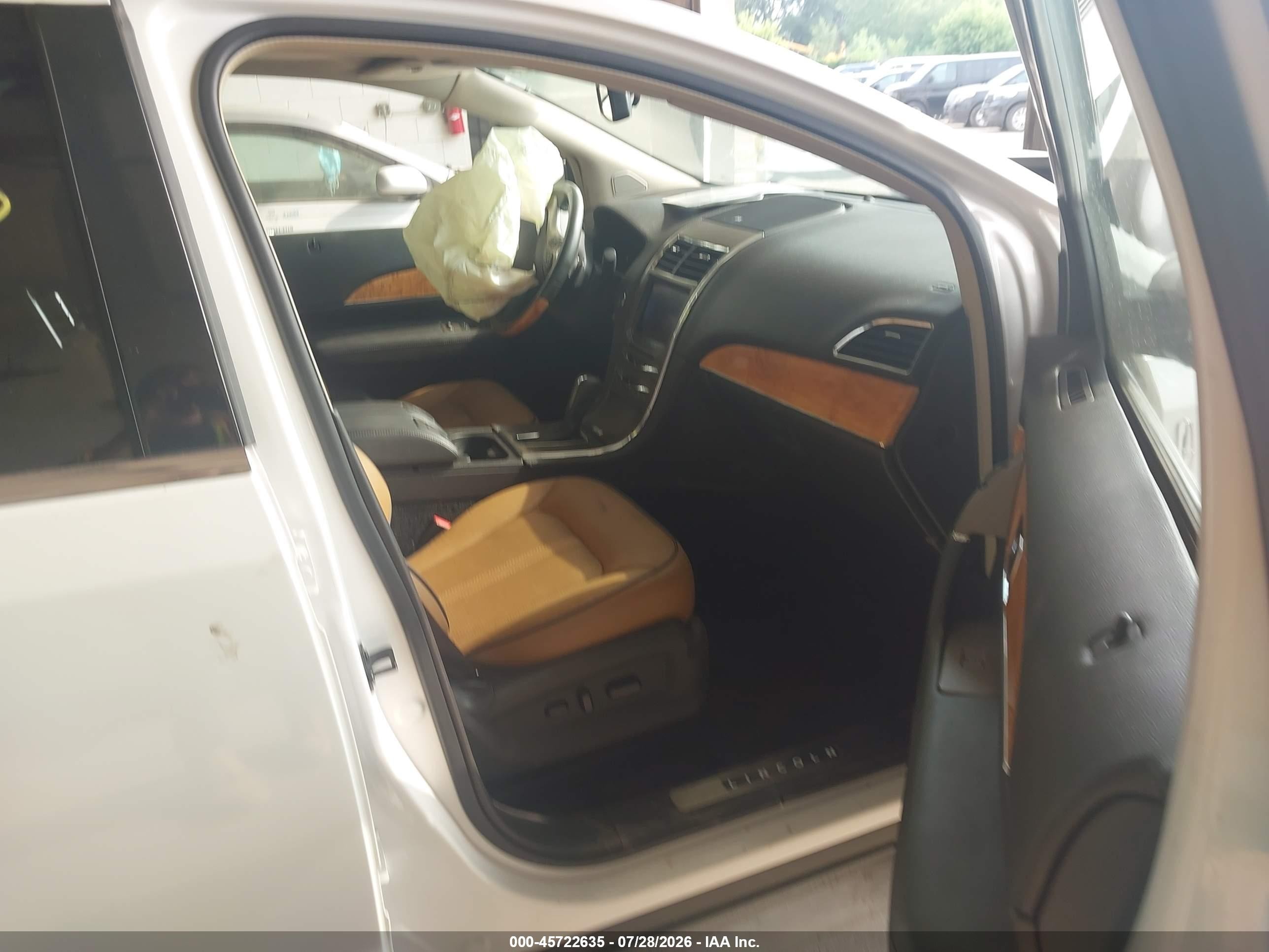2013 Lincoln Mkx   Белый vin: 2LMDJ6JK5DBL19724