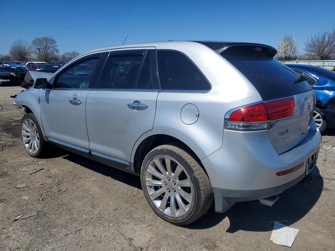 2013 Lincoln Mkx Silver vin: 2LMDJ6JK5DBL21814