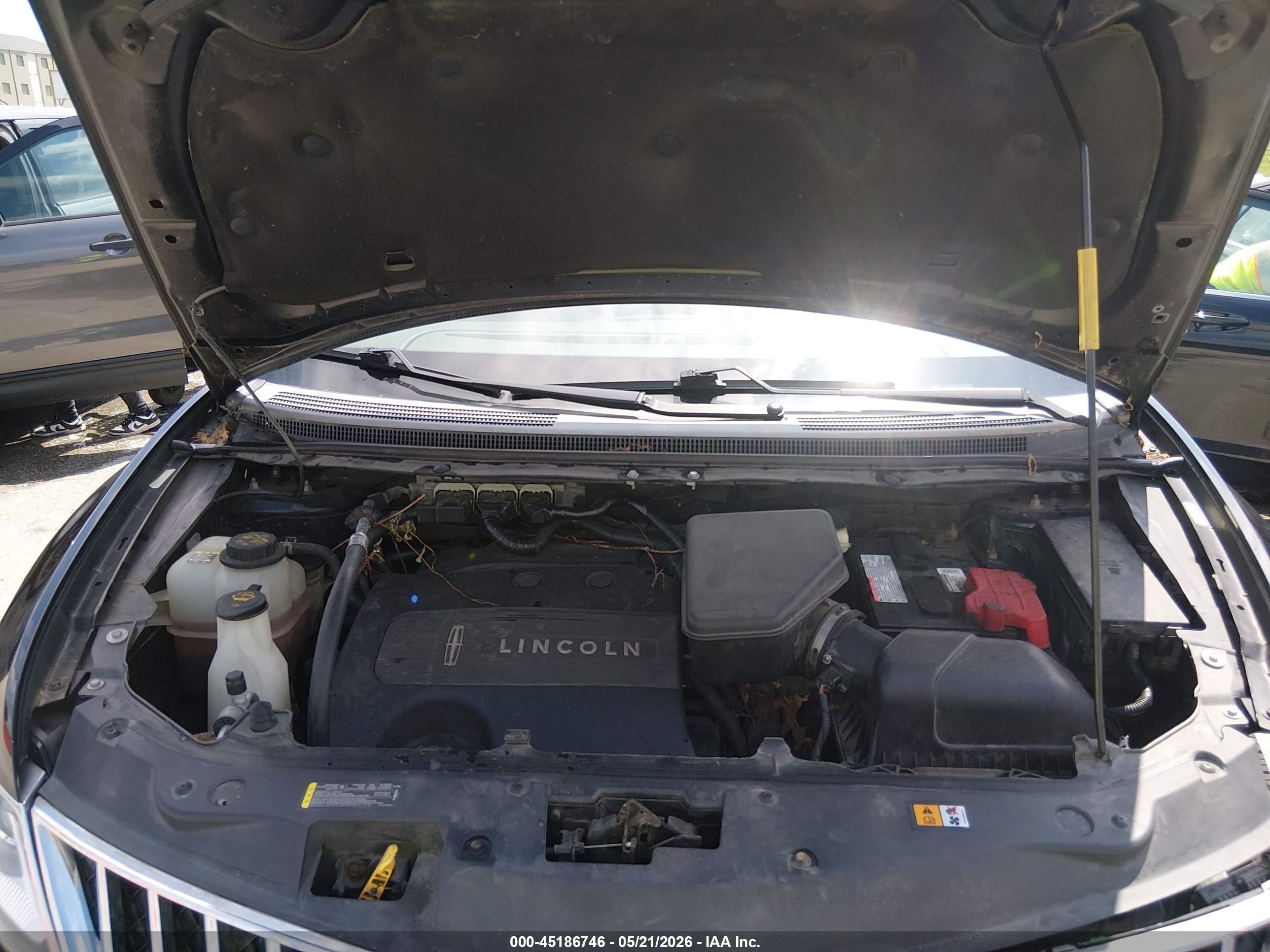 2013 Lincoln Mkx   Черный vin: 2LMDJ6JK5DBL23417
