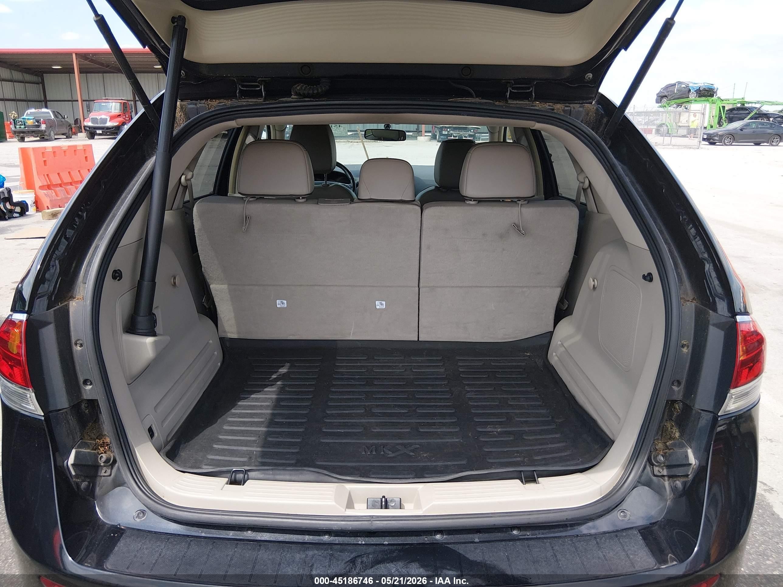 2013 Lincoln Mkx   Черный vin: 2LMDJ6JK5DBL23417