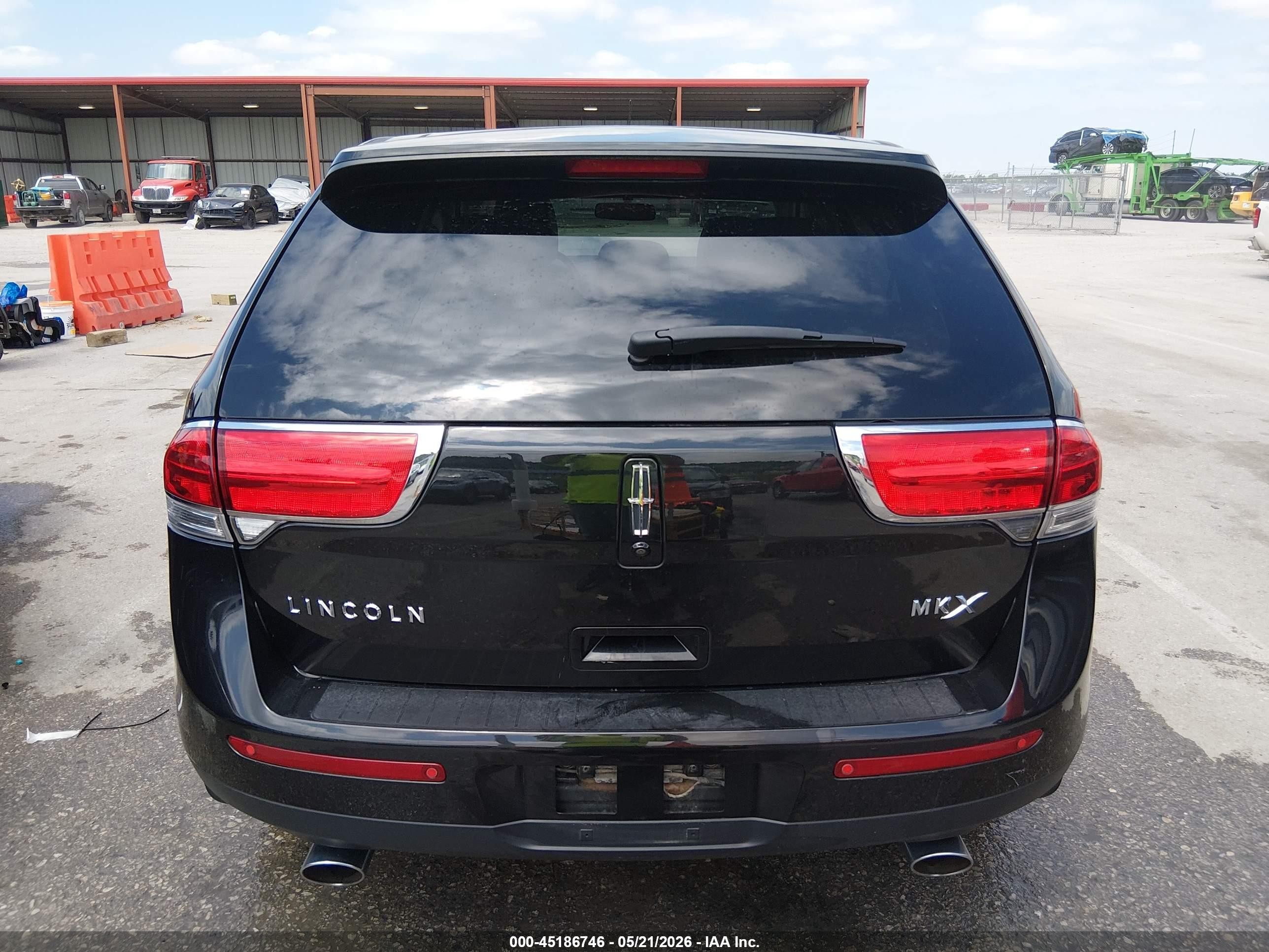 2013 Lincoln Mkx   Черный vin: 2LMDJ6JK5DBL23417