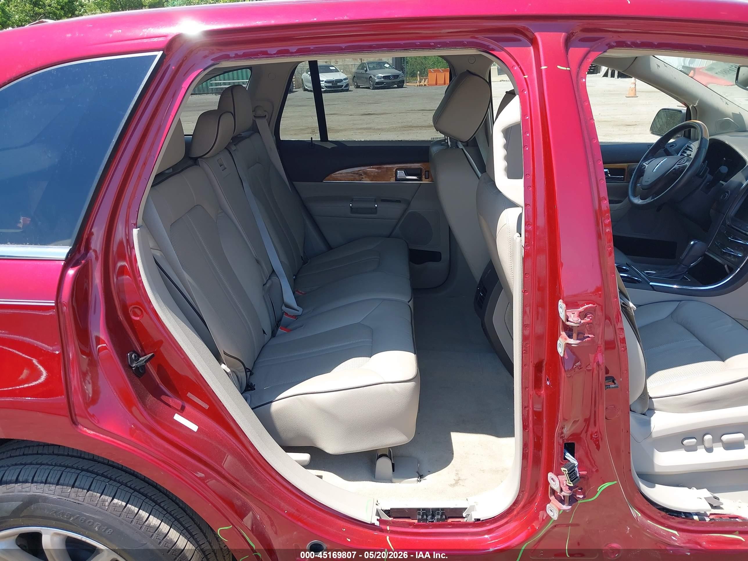 2013 Lincoln Mkx   Red vin: 2LMDJ6JK5DBL39892