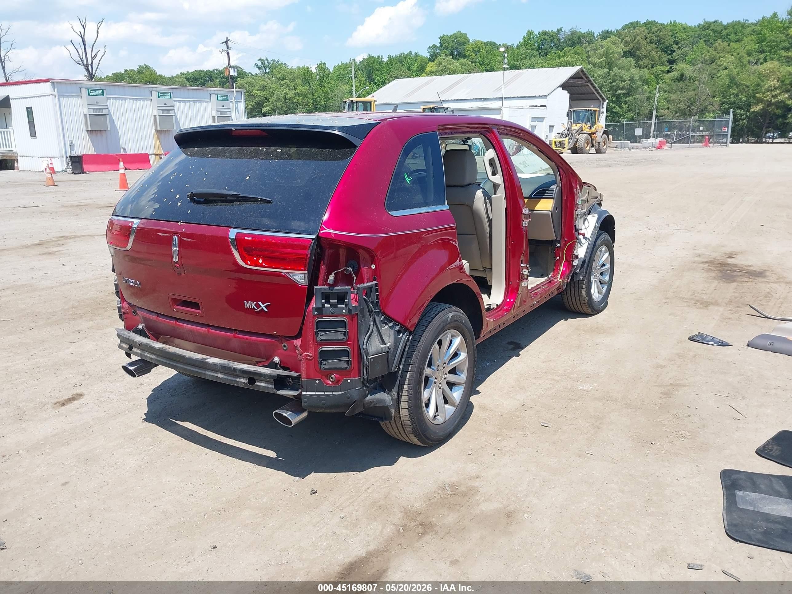 2013 Lincoln Mkx   Red vin: 2LMDJ6JK5DBL39892