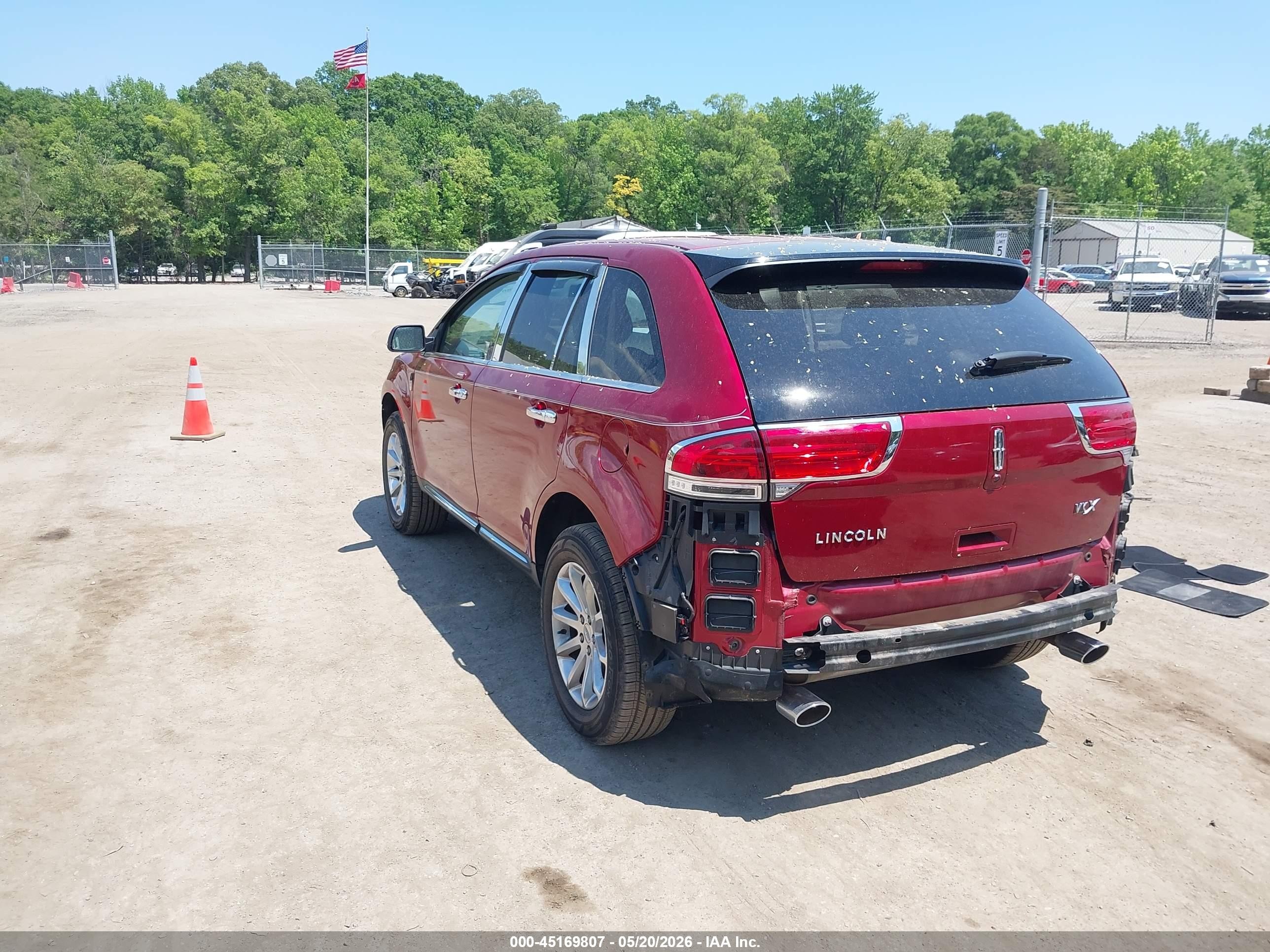 2013 Lincoln Mkx   Red vin: 2LMDJ6JK5DBL39892