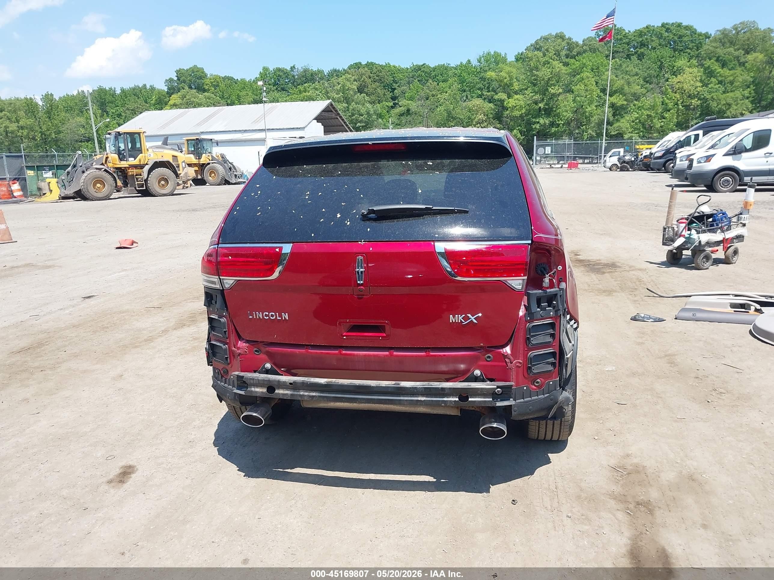 2013 Lincoln Mkx   Red vin: 2LMDJ6JK5DBL39892